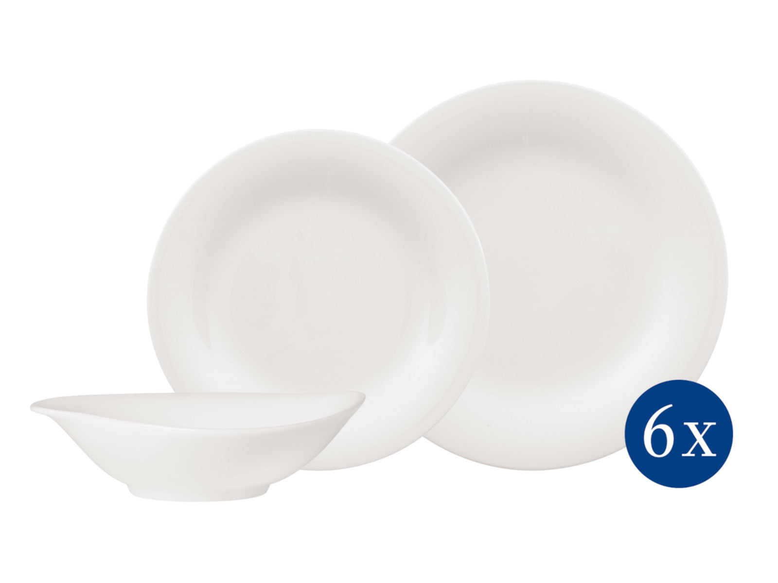 vivo V & B Group Essential White Dinner-Set 18tlg Freisteller 1