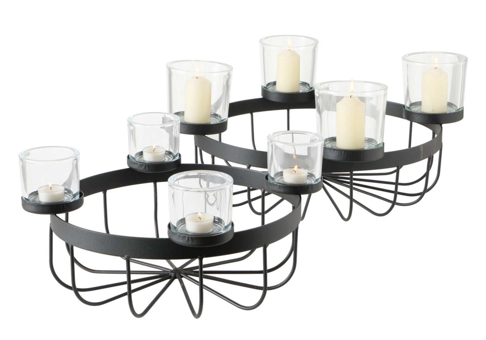 Boltze Jonna Schale schwarz 2tlg