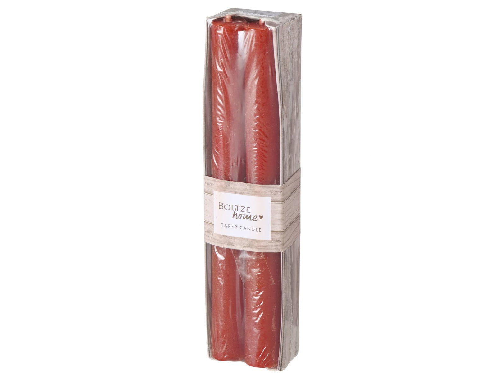 Boltze Melia Stabkerze rot 20cm 4tlg Freisteller 1