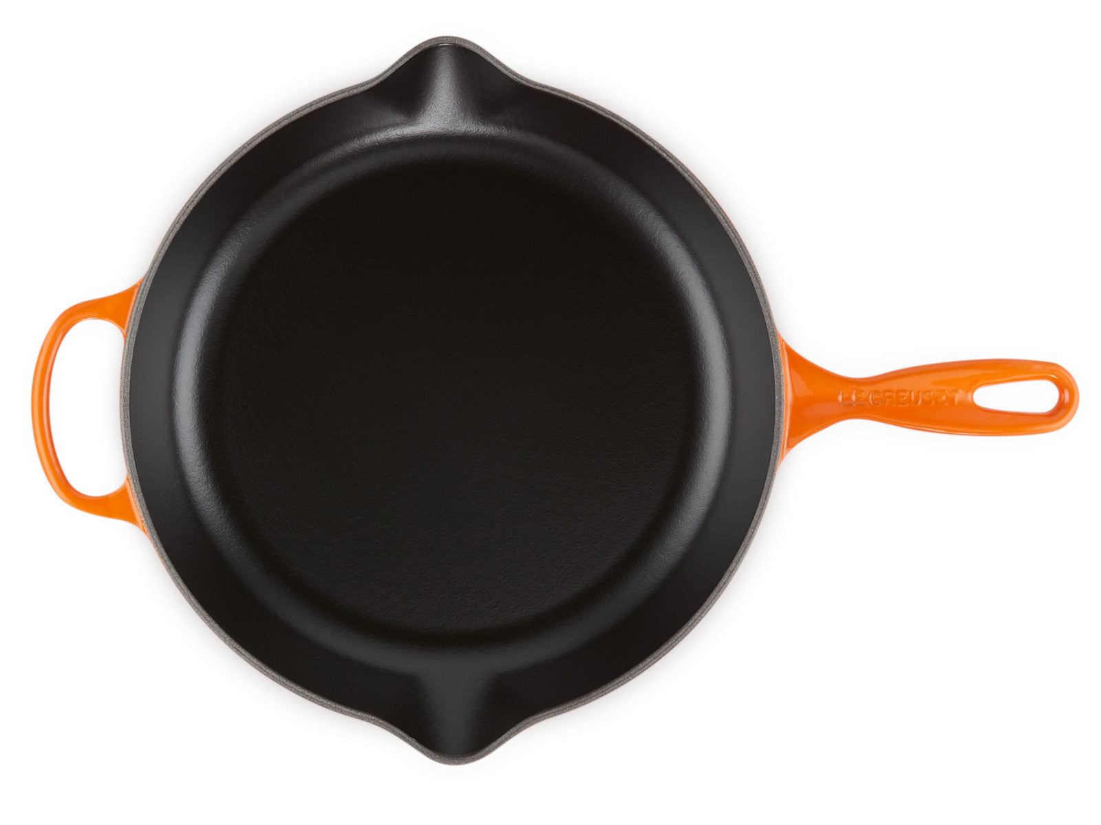 Le Creuset Brat- und Servierpfanne Signature rund ofenrot 30cm Freisteller 4