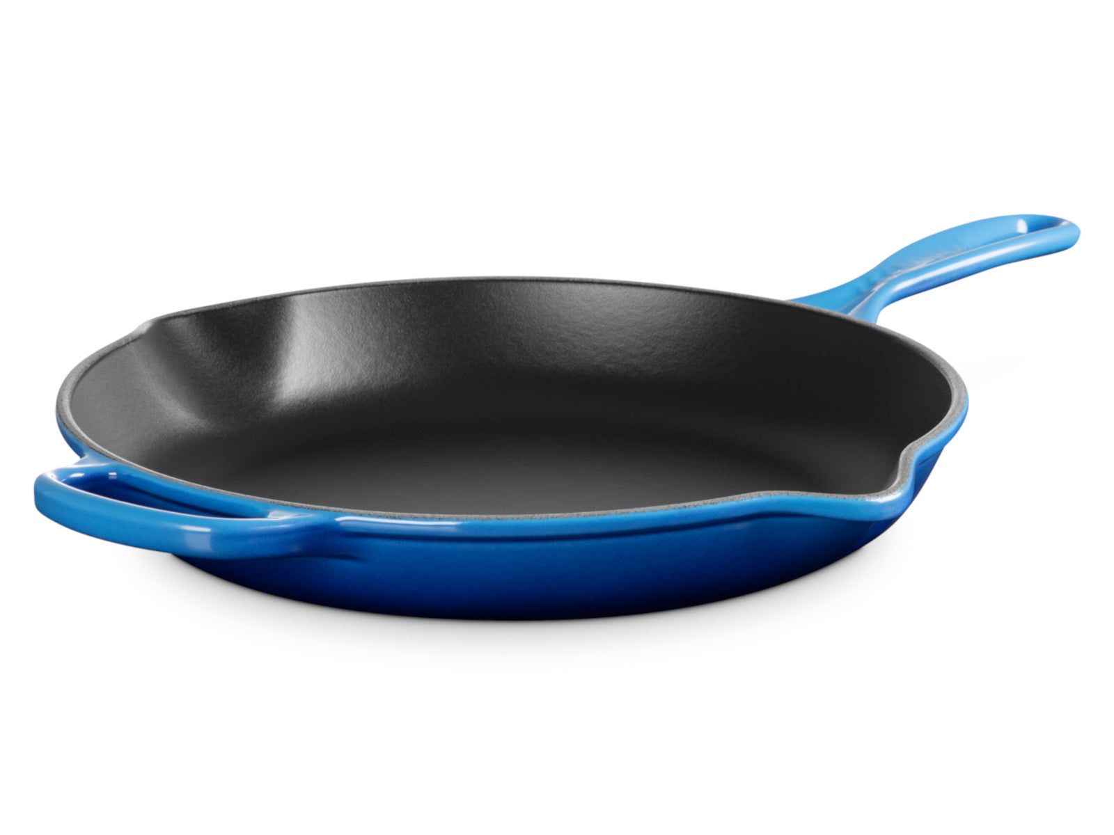 Le Creuset Brat- und Servierpfanne Signature rund azure 30cm Freisteller 2