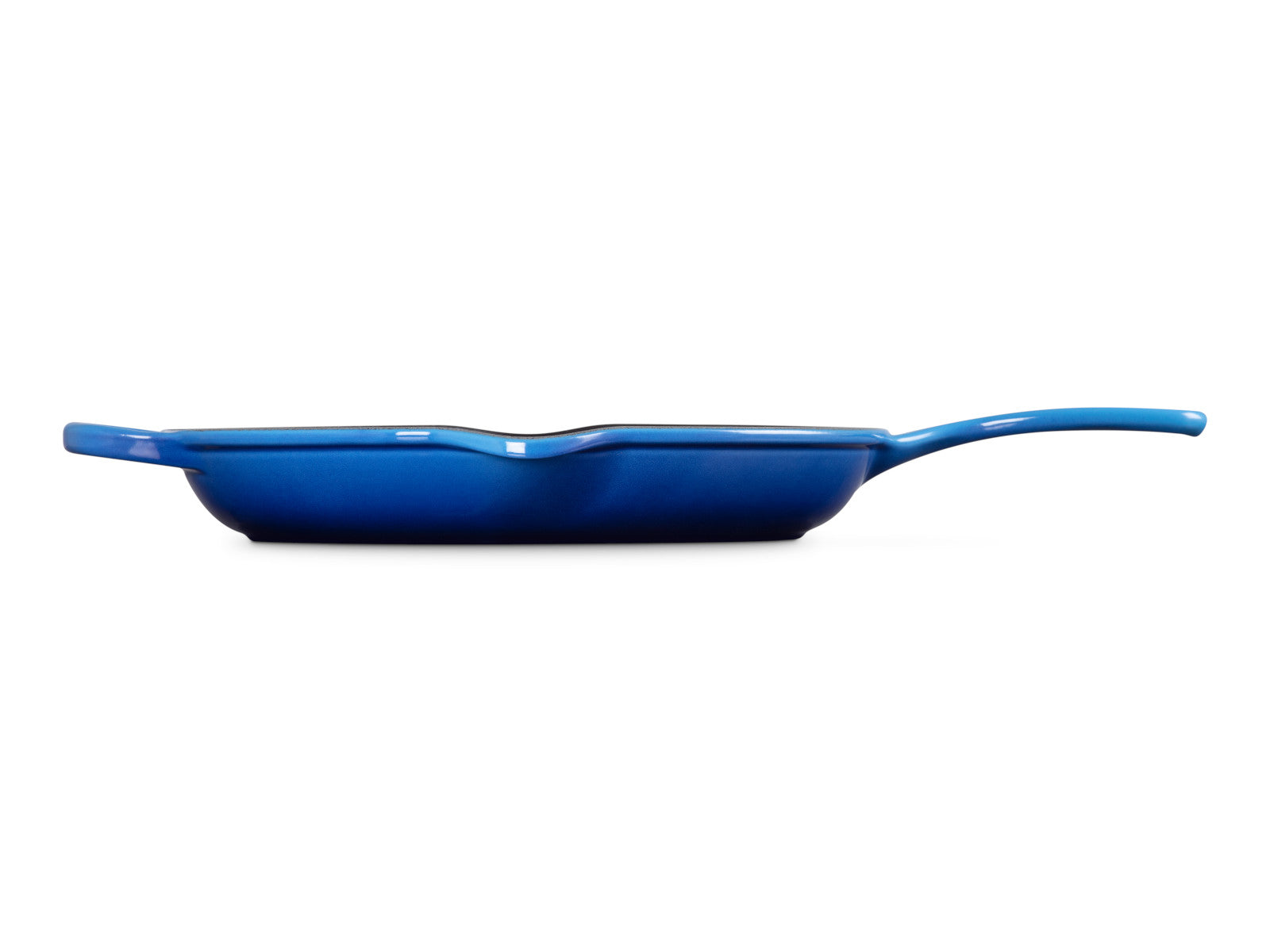 Le Creuset Brat- und Servierpfanne Signature rund azure 30cm Freisteller 6
