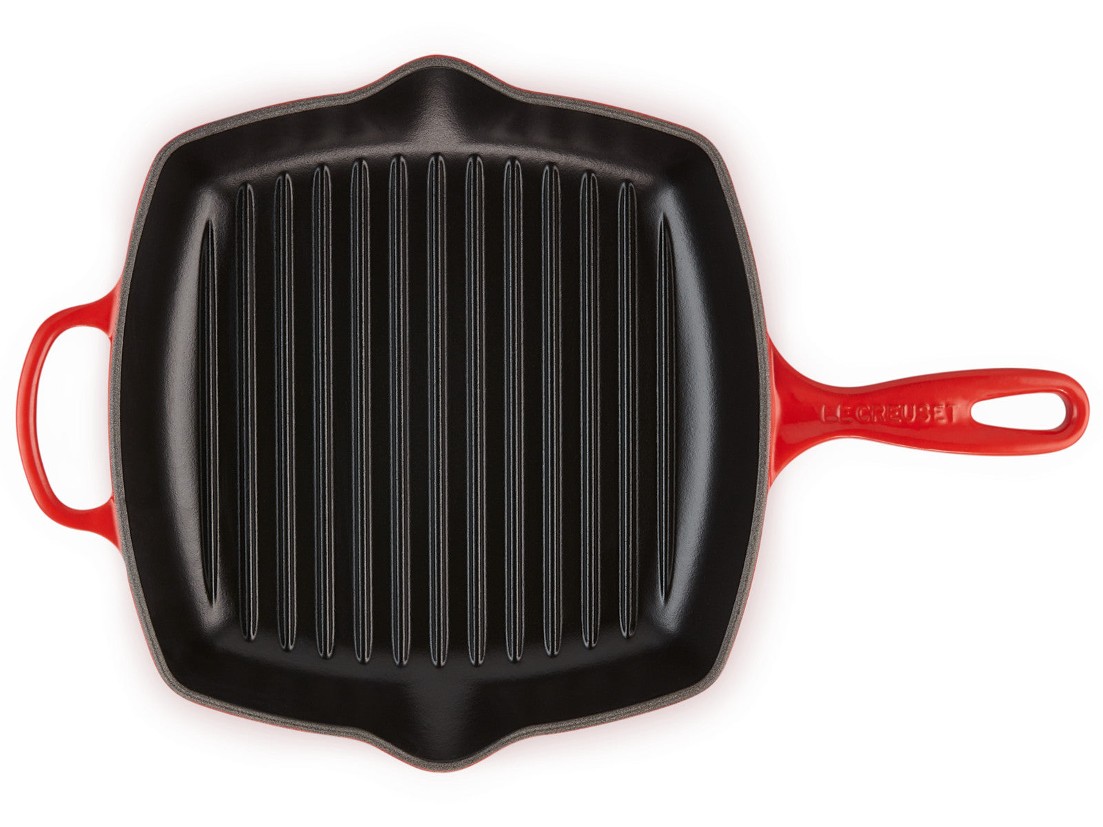 Le Creuset Grillpfanne Signature quadratisch kirschrot 26cm - Produktbild 4