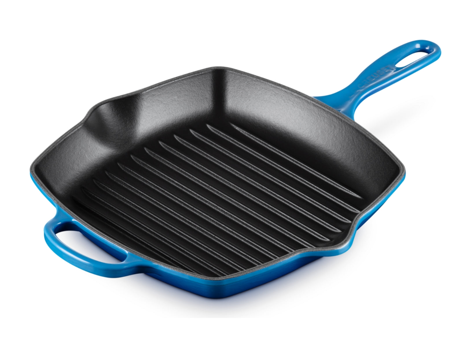 Le Creuset Grillpfanne Signature quadratisch azure 26cm - Produktbild 3