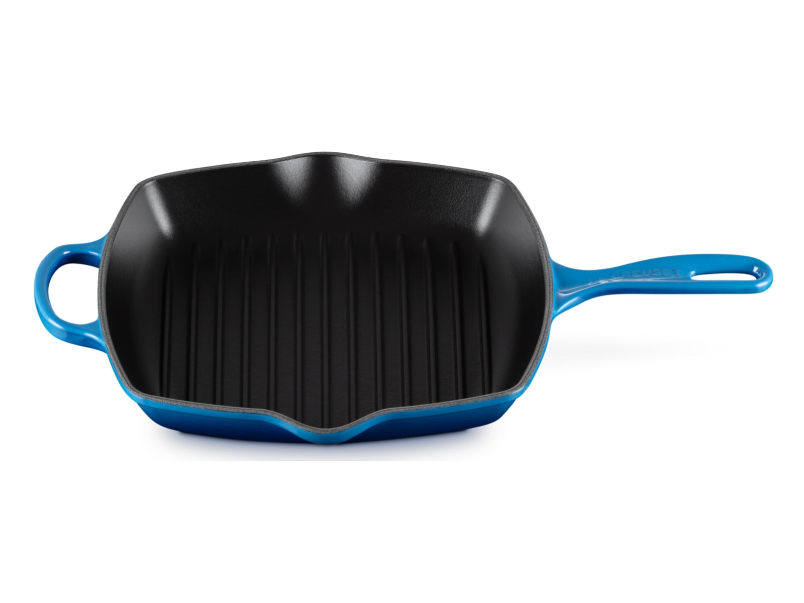 Le Creuset Grillpfanne Signature quadratisch azure 26cm - Produktbild 2