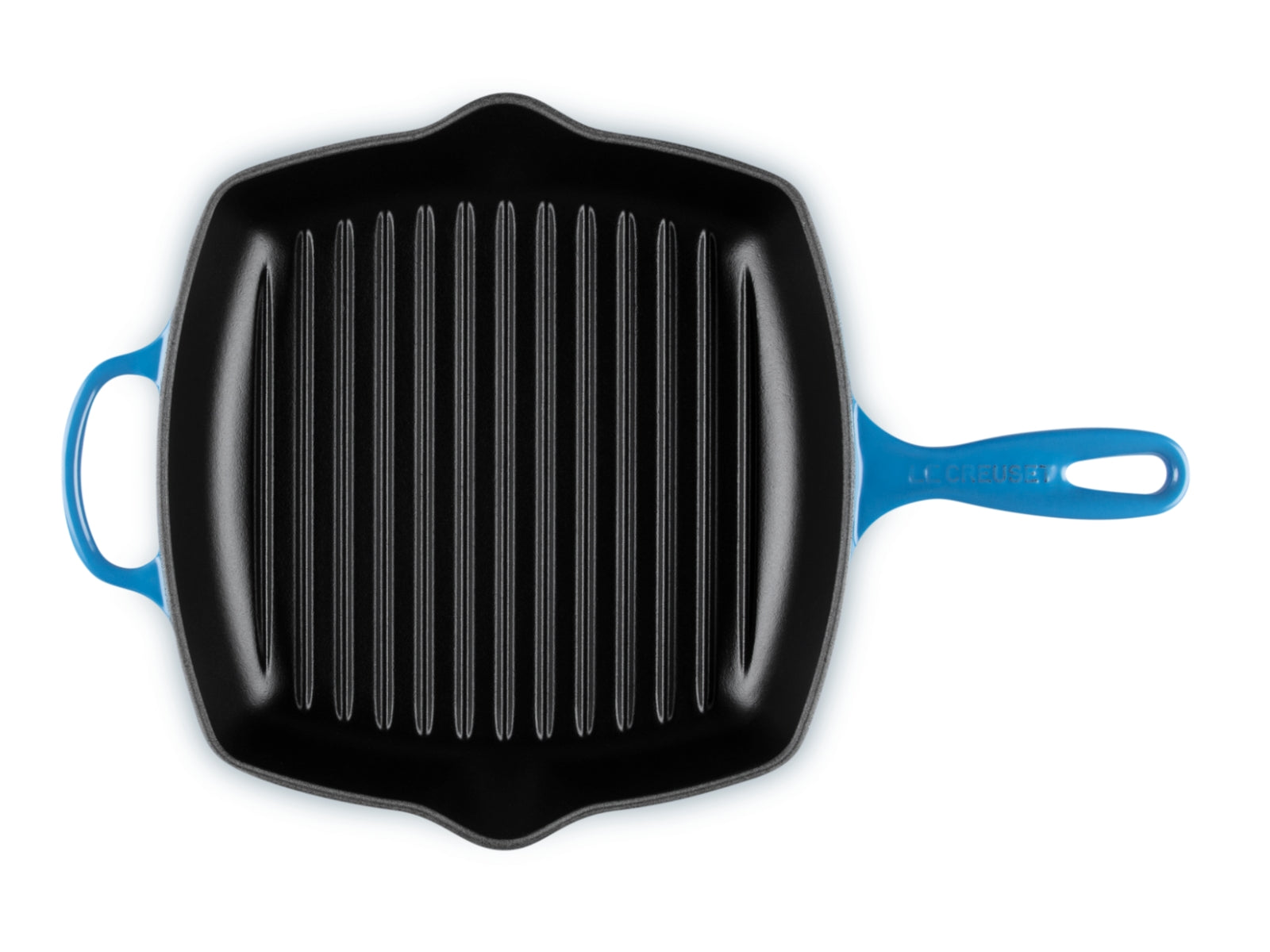 Le Creuset Grillpfanne Signature quadratisch azure 26cm - Produktbild 4