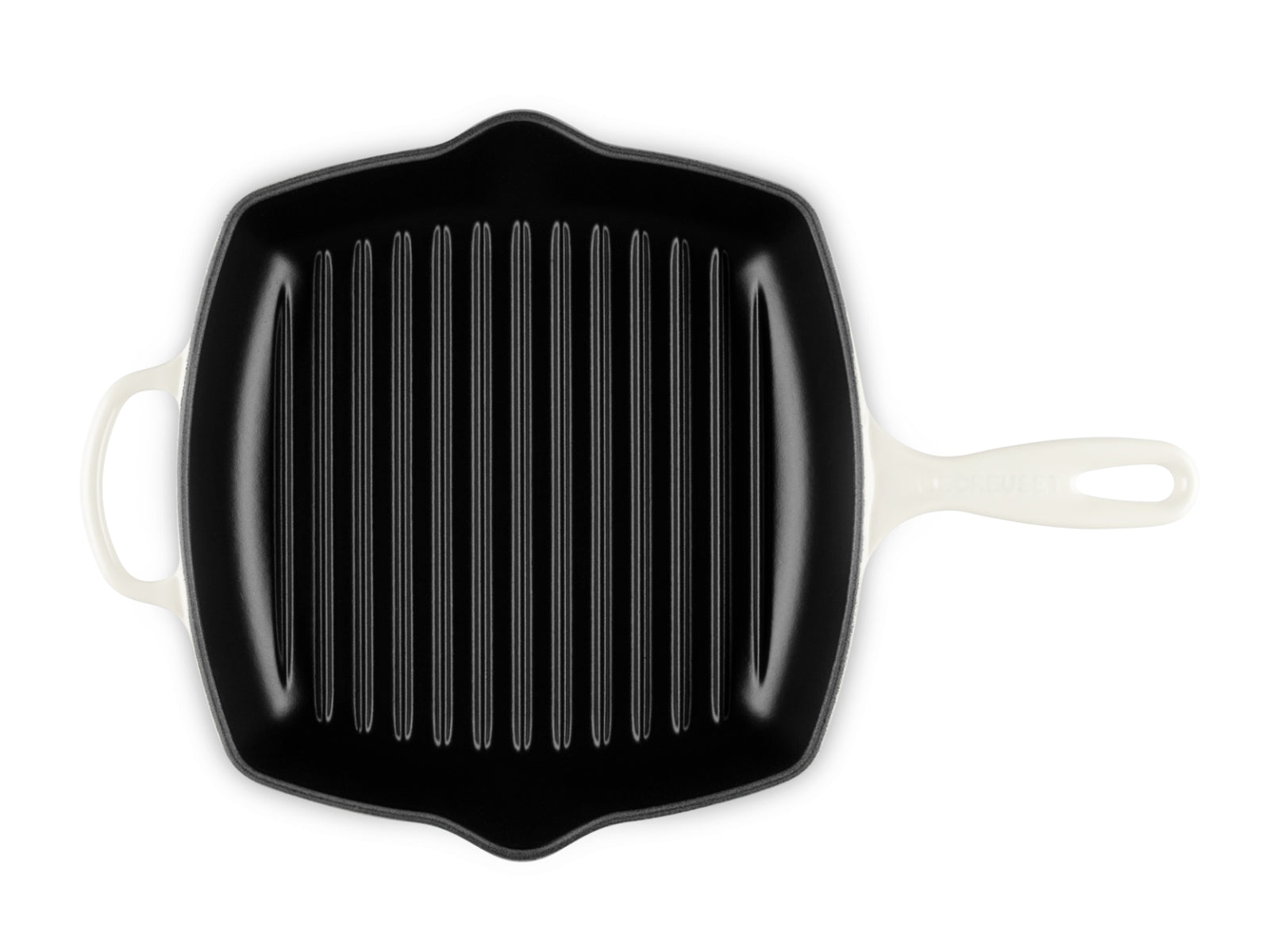 Le Creuset Grillpfanne Signature quadratisch meringue 26cm - Produktbild 6