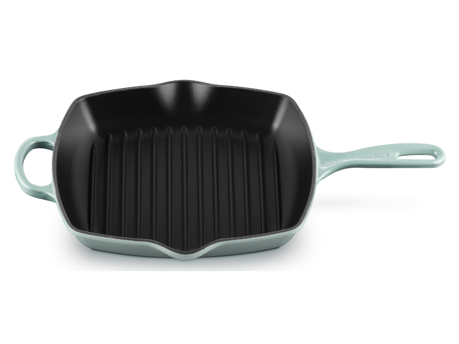Le Creuset Grillpfanne Signature quadratisch sea salt 26cm - Produktbild 3