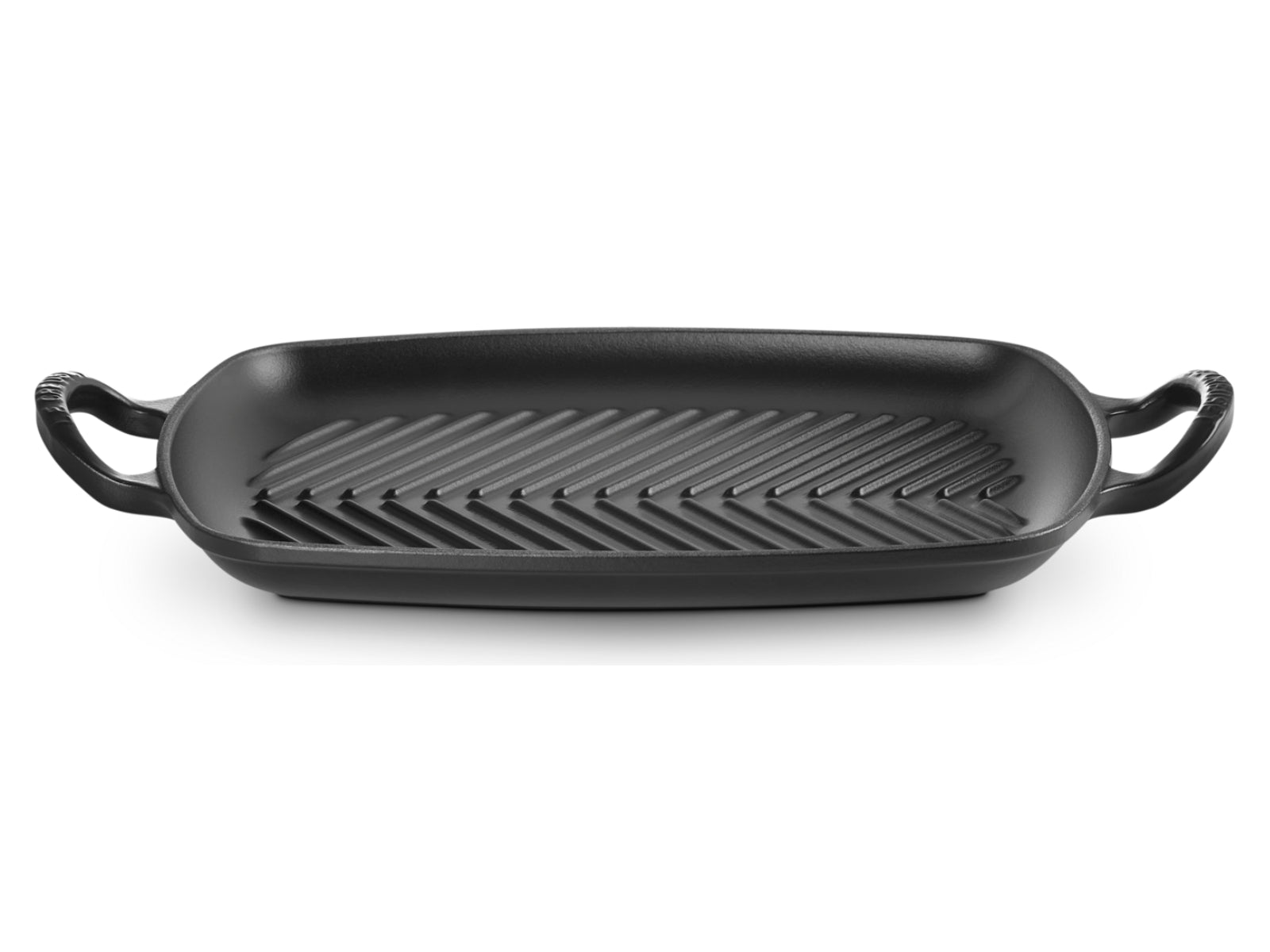 Le Creuset Grillplatte Signature rechteckig schwarz matt 30cm - Produktbild 4