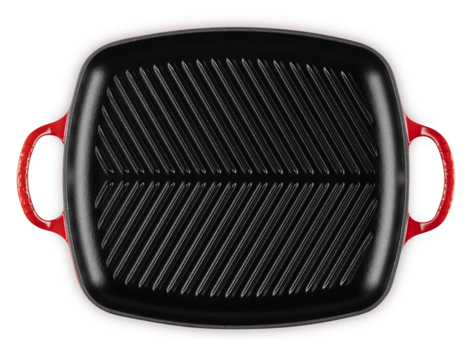 Le Creuset Grillplatte Signature rechteckig kirschrot 30cm