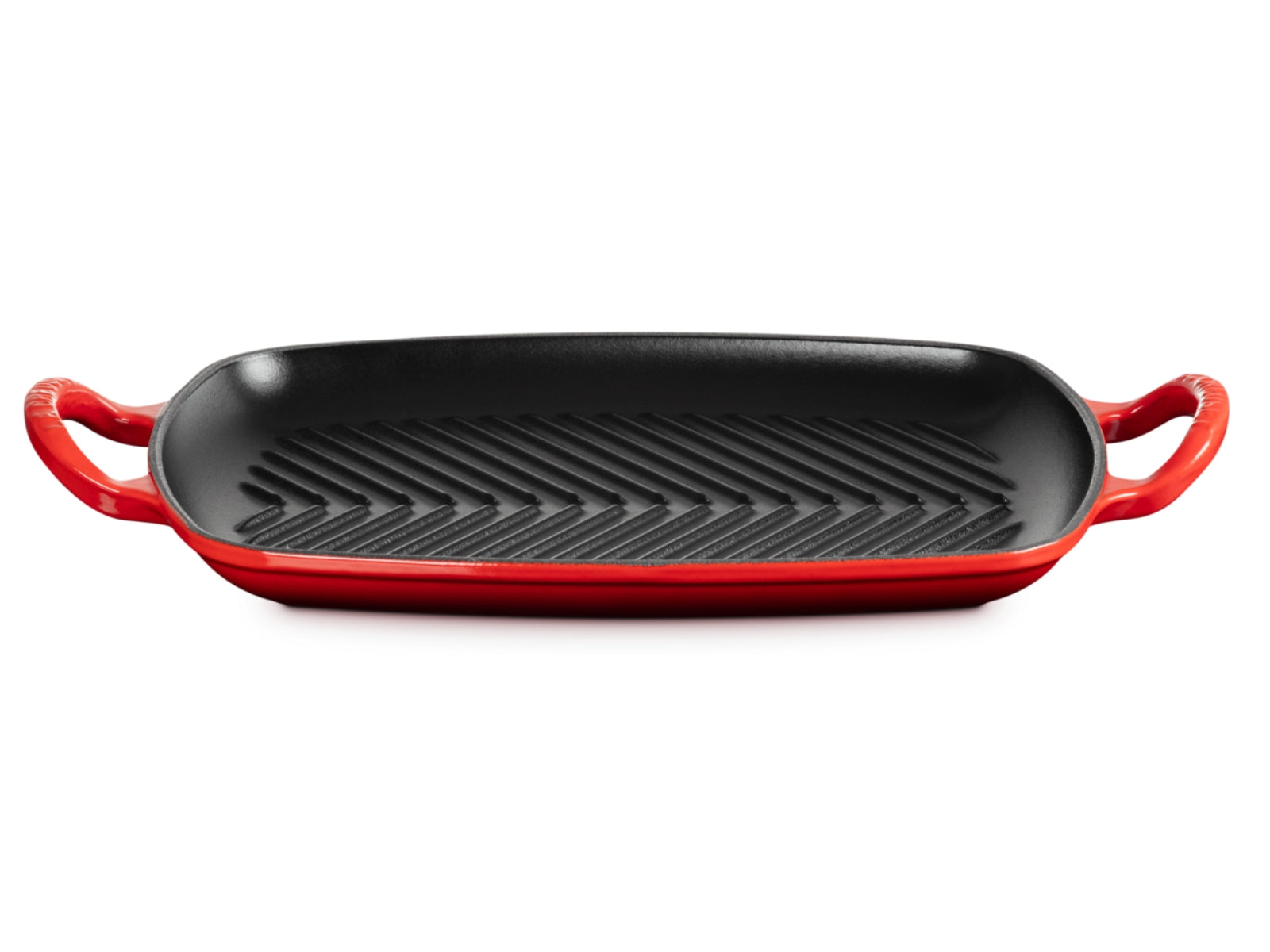 Le Creuset Grillplatte Signature rechteckig kirschrot 30cm - Produktbild 3