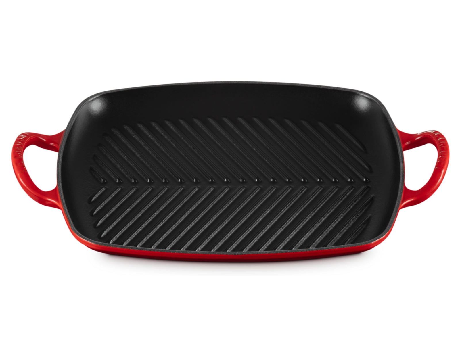 Le Creuset Grillplatte Signature rechteckig kirschrot 30cm - Produktbild 2