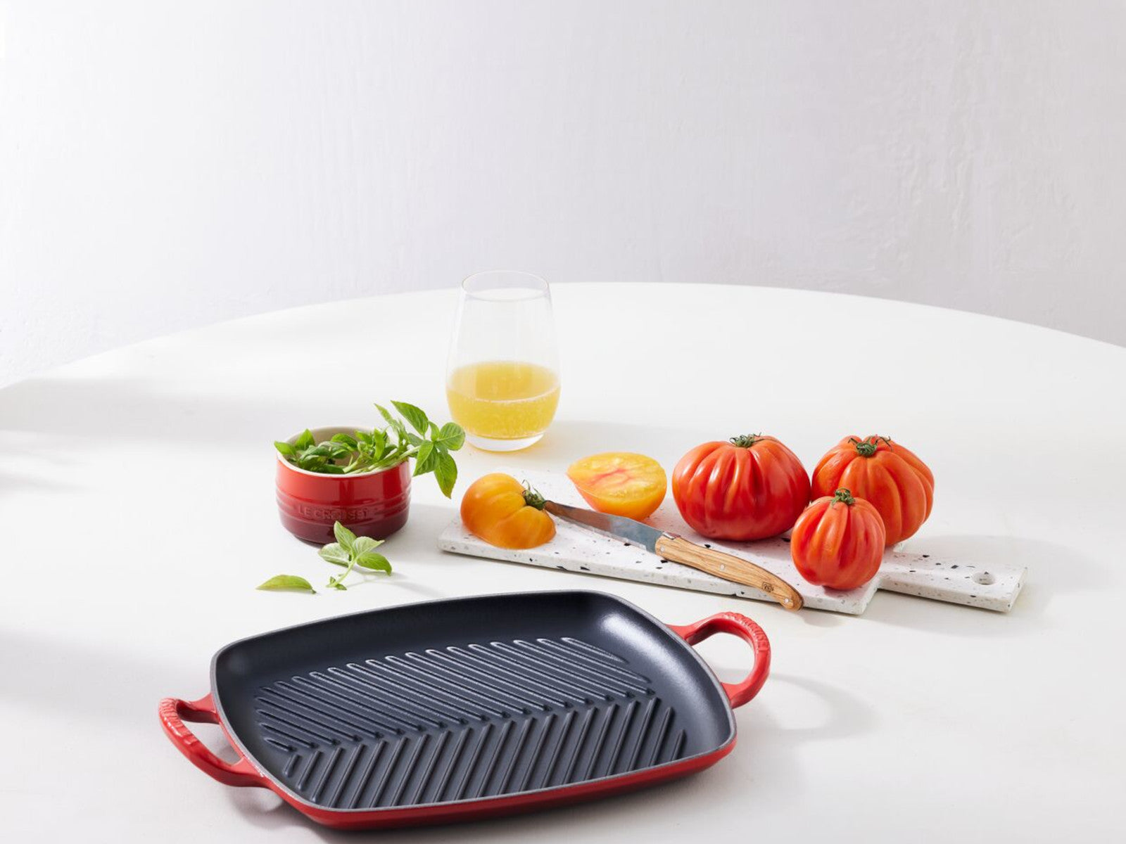 Le Creuset Grillplatte Signature rechteckig meringue 30cm - Produktbild 7
