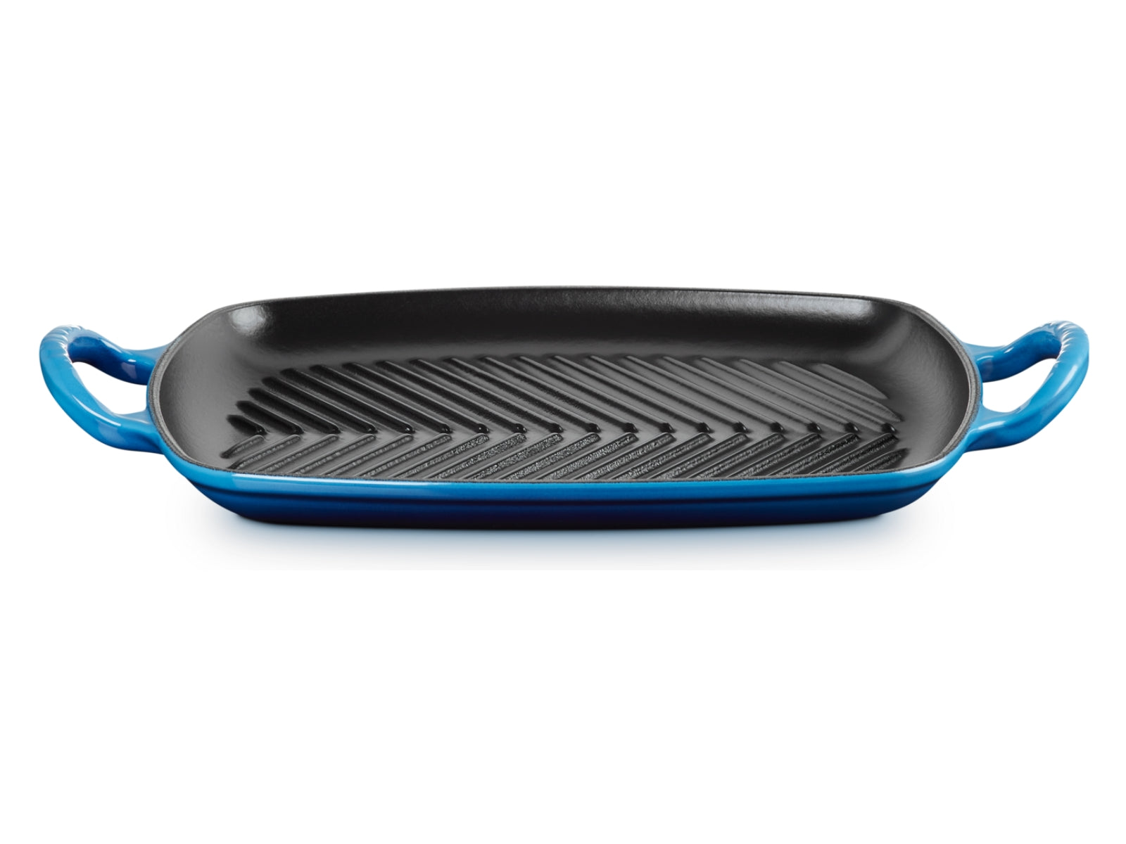 Le Creuset Grillplatte Signature rechteckig azure 30cm - Produktbild 3