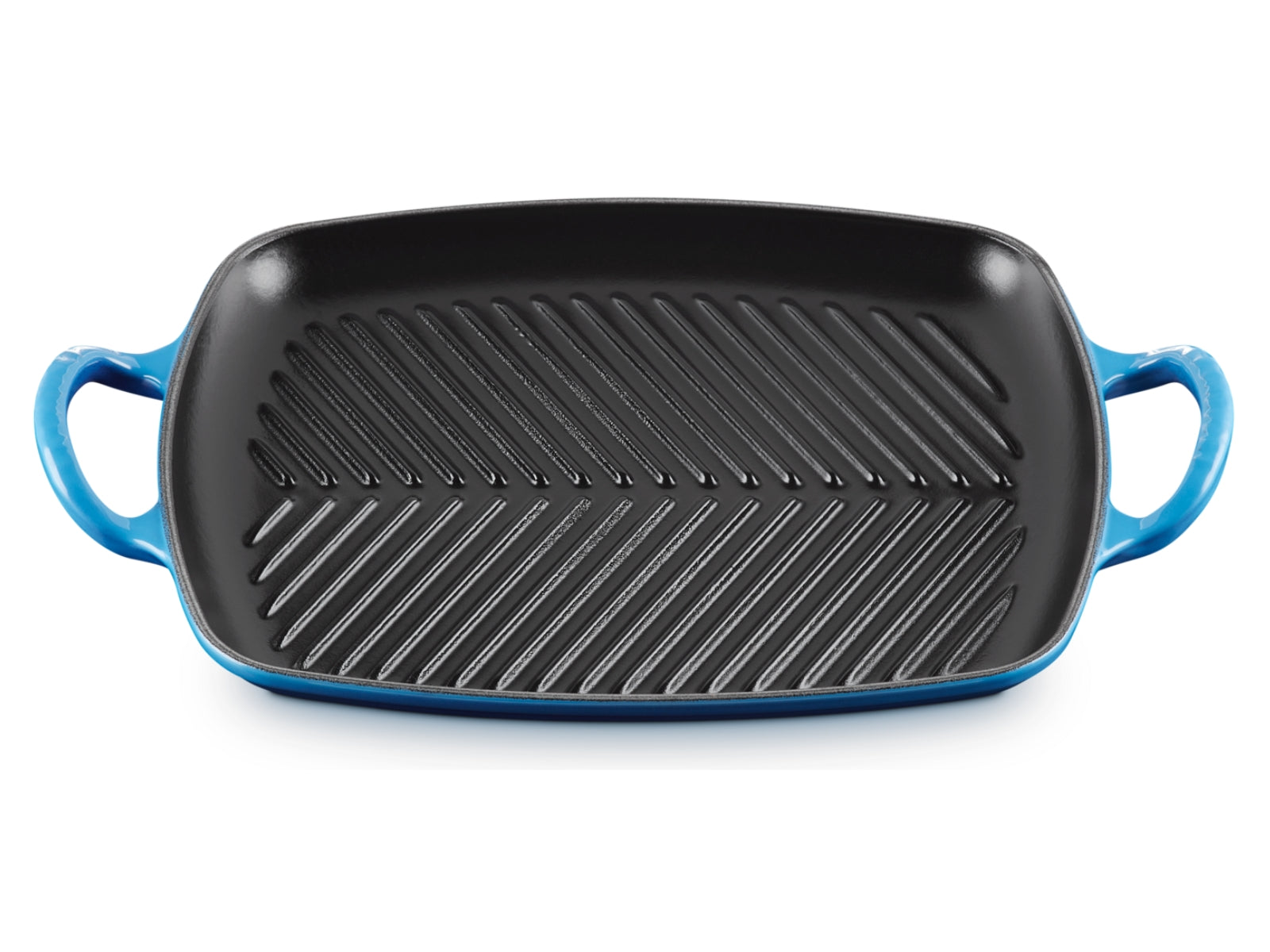 Le Creuset Grillplatte Signature rechteckig azure 30cm - Produktbild 2