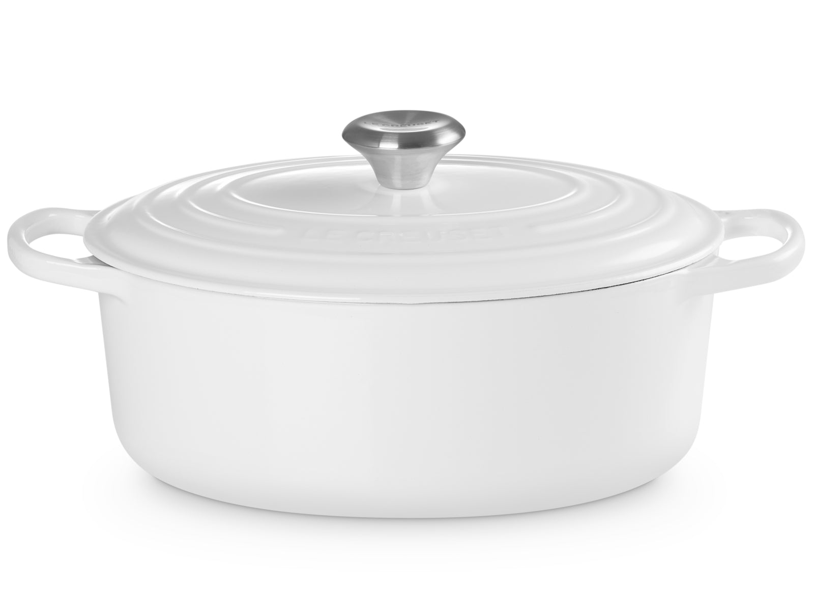 Le Creuset Bräter Signature oval weiss 29cm Freisteller 1