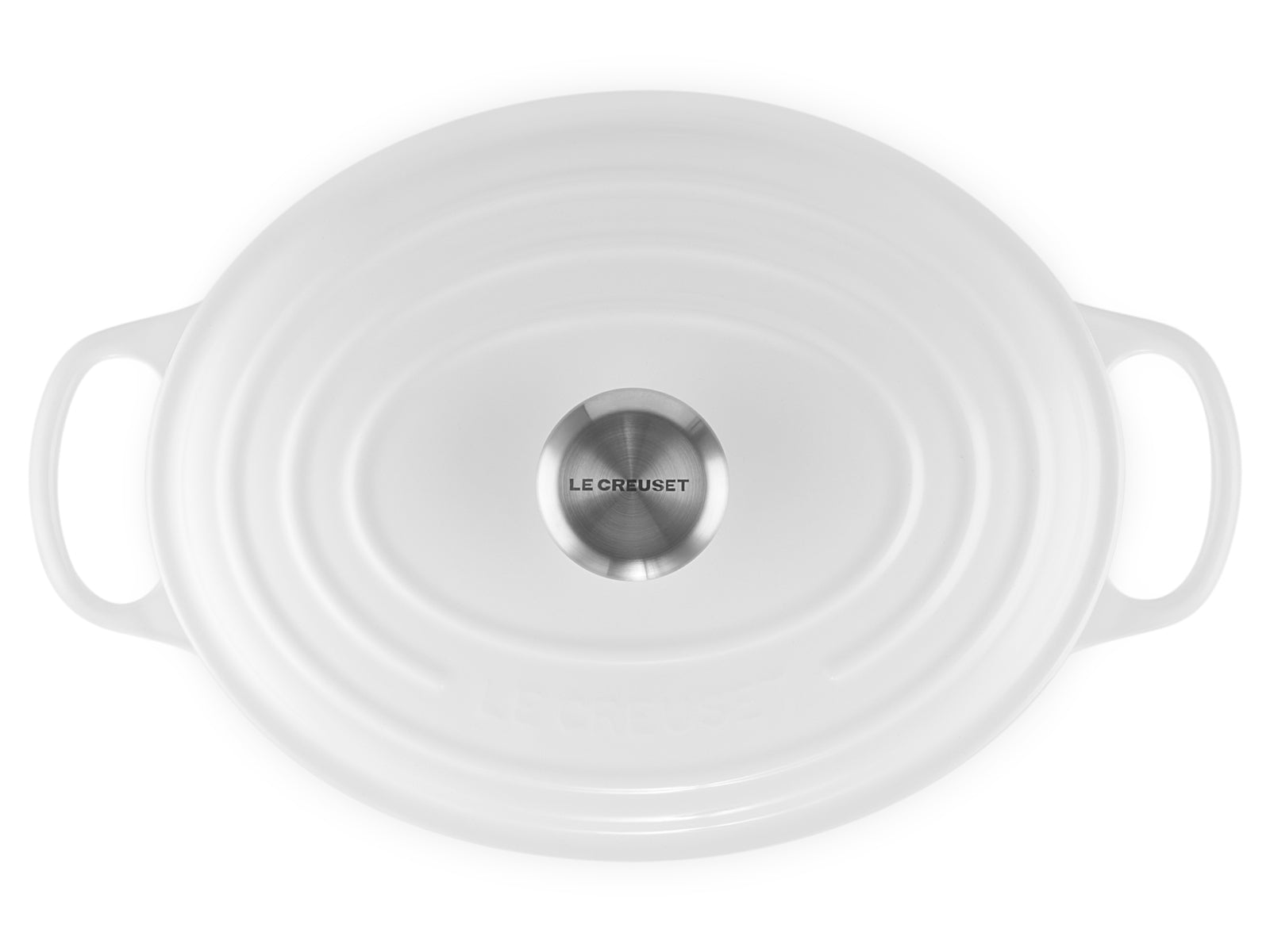 Le Creuset Bräter Signature oval weiss 29cm Freisteller 4