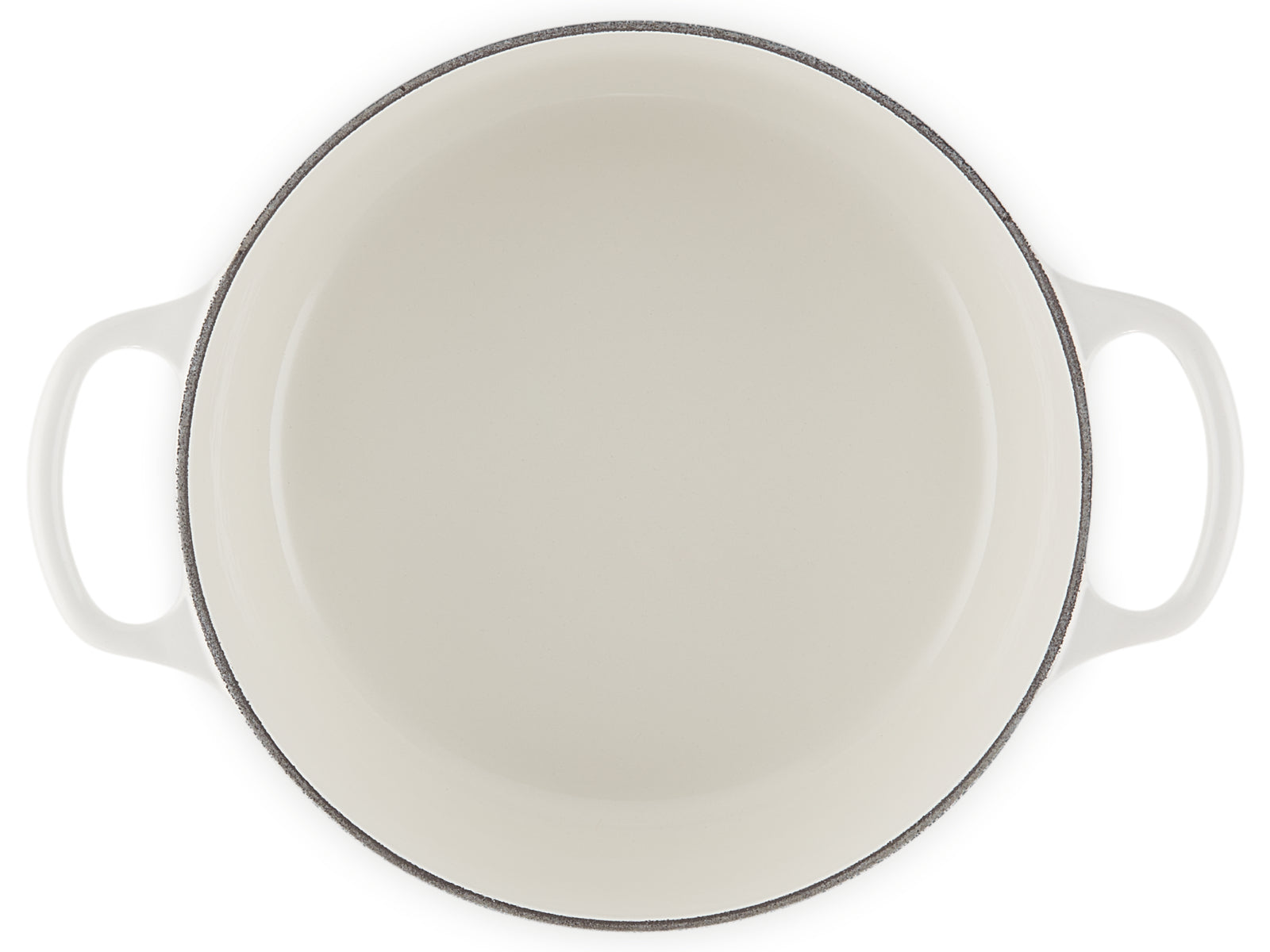 Le Creuset Bräter Signature rund weiss 22cm Freisteller 5