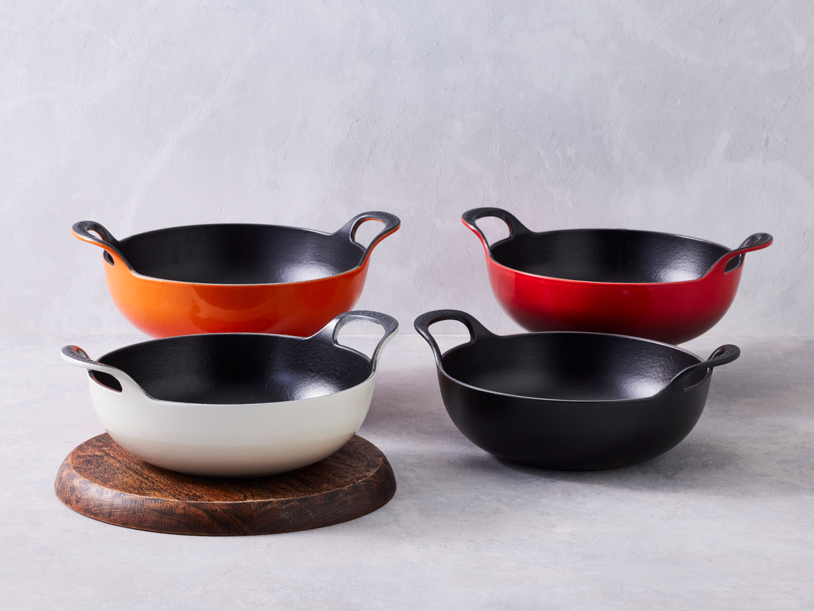 Le Creuset Balti Dish Tradition rund sea salt 24cm - Produktbild 8
