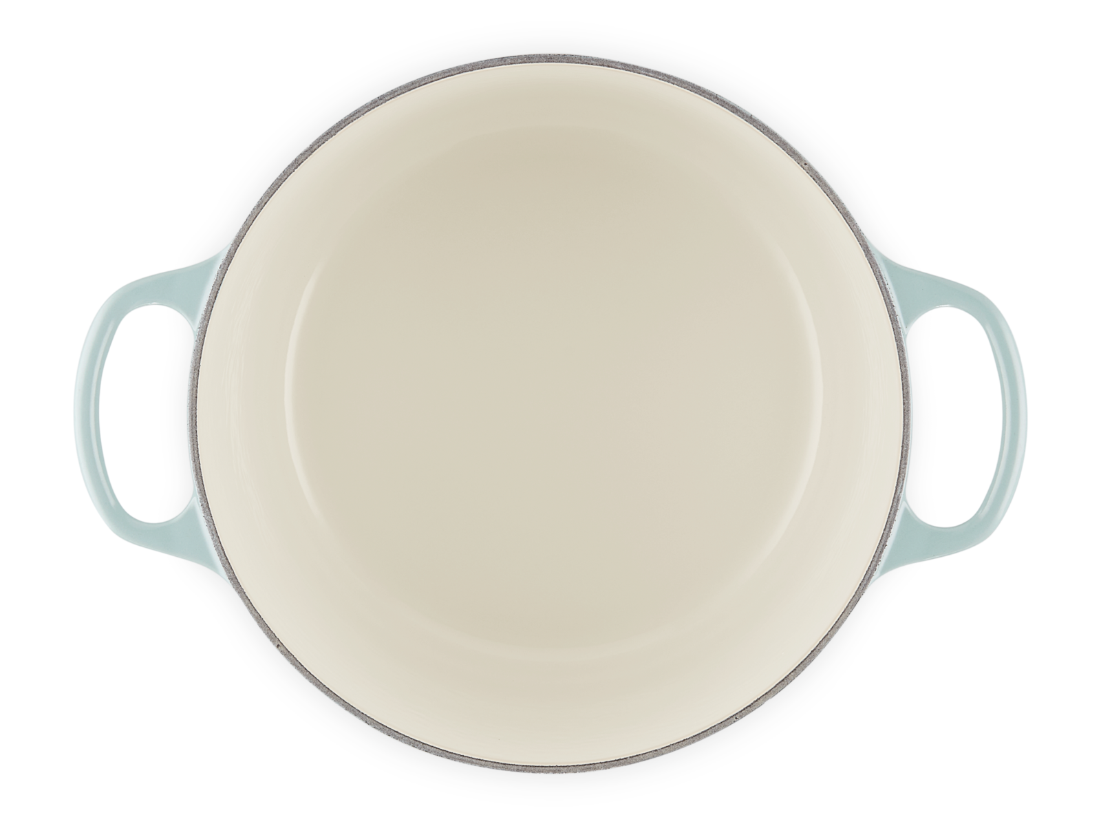 Le Creuset Bräter Signature rund sea salt  24cm Freisteller 4