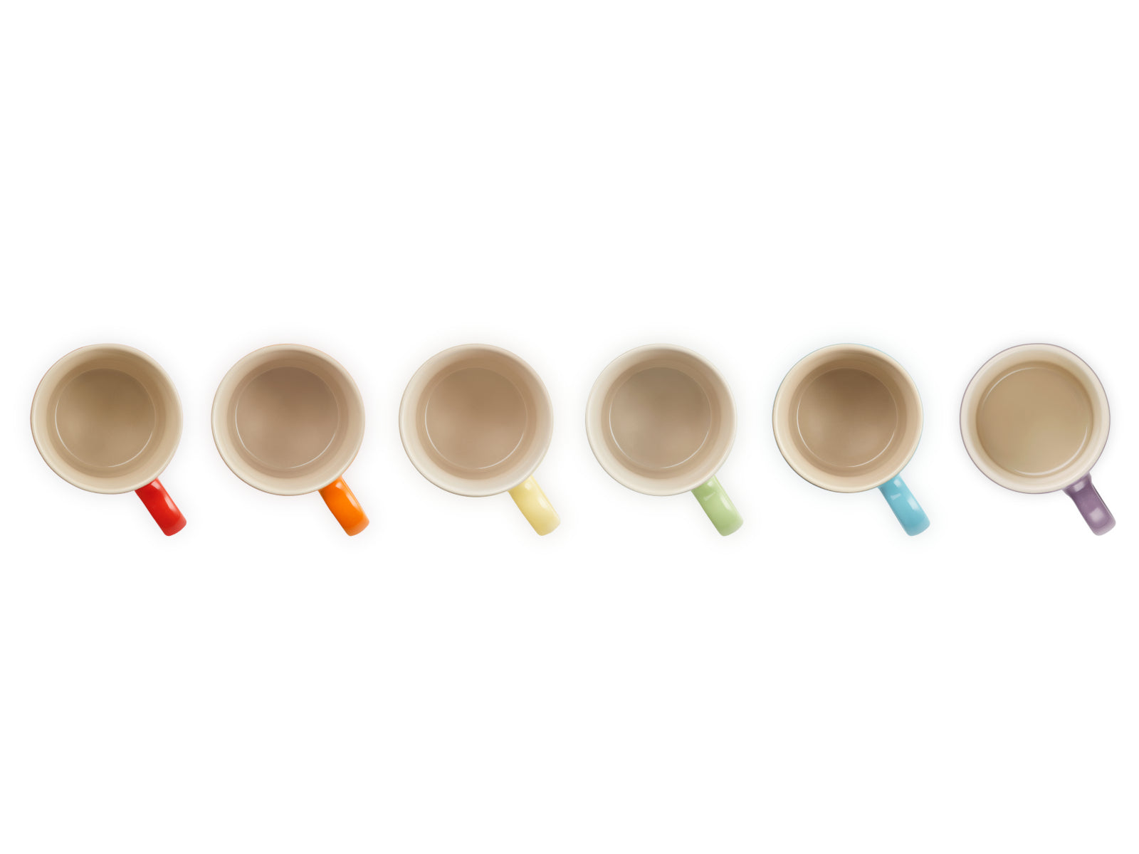 Le Creuset Regenbogen Espressotassen 100ml Set 6tlg Freisteller 4