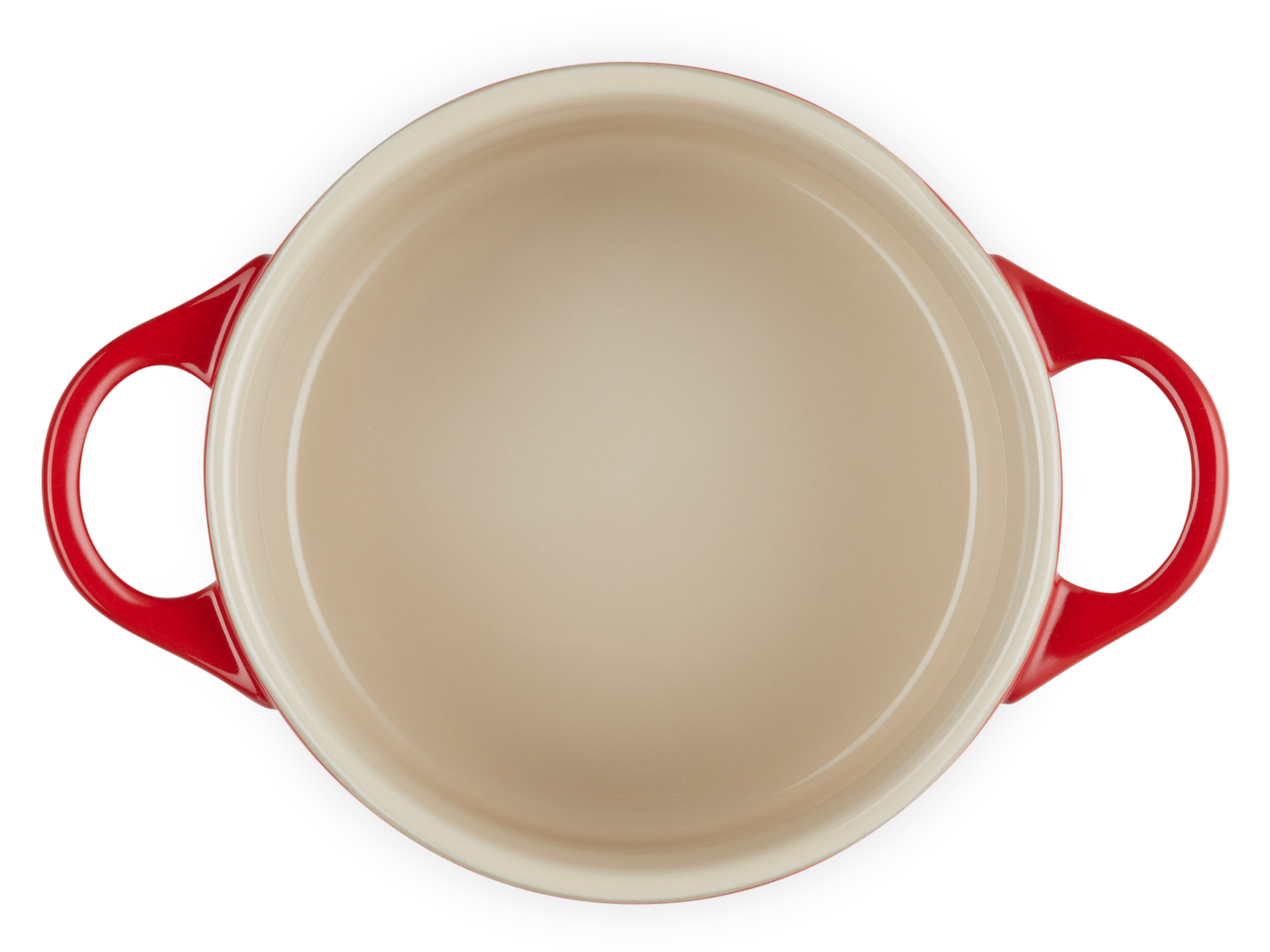 Le Creuset Mini-Cocotte rund kirschrot 14cm Freisteller 4