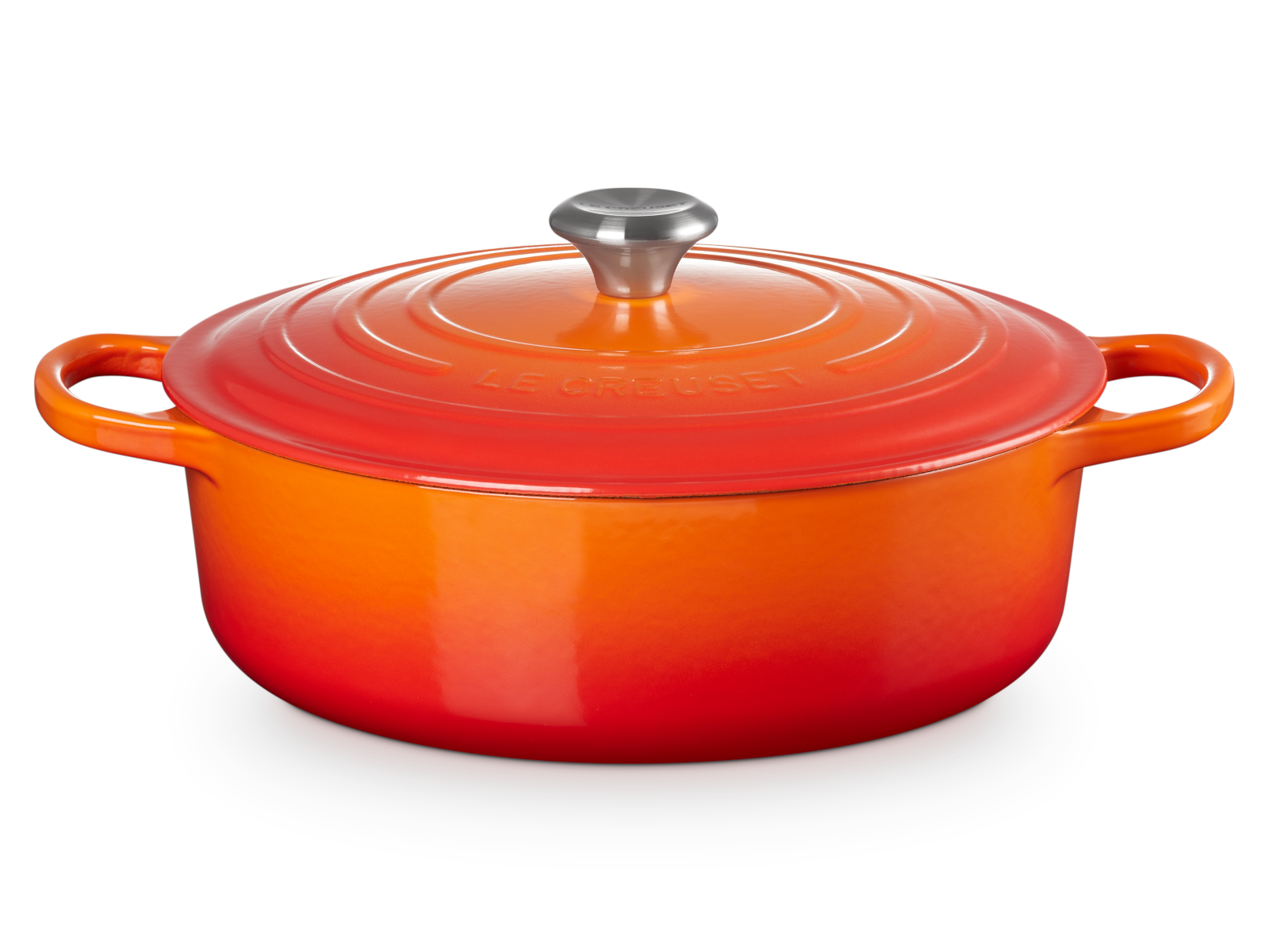 Le Creuset Gourmet-Bräter Signature rund ofenrot 30cm Freisteller 1
