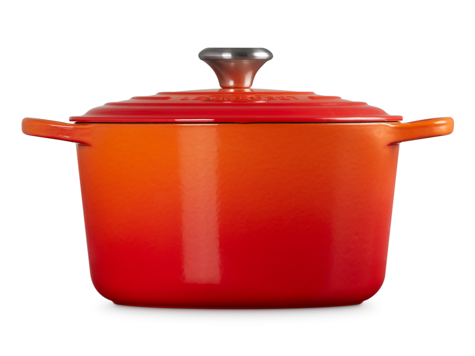 Le Creuset Bräter Signature rund ofenrot 24cm Freisteller 3