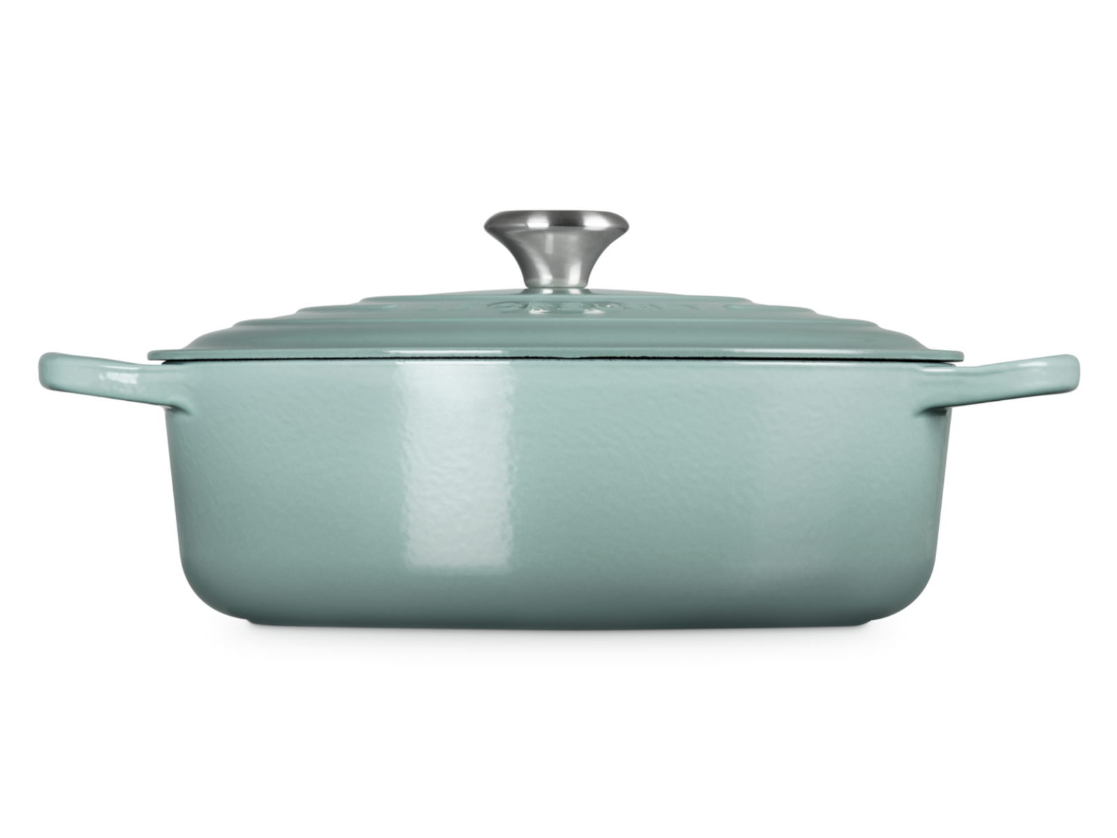 Le Creuset Gourmet-Bräter Signature rund sea salt 30cm Freisteller 2