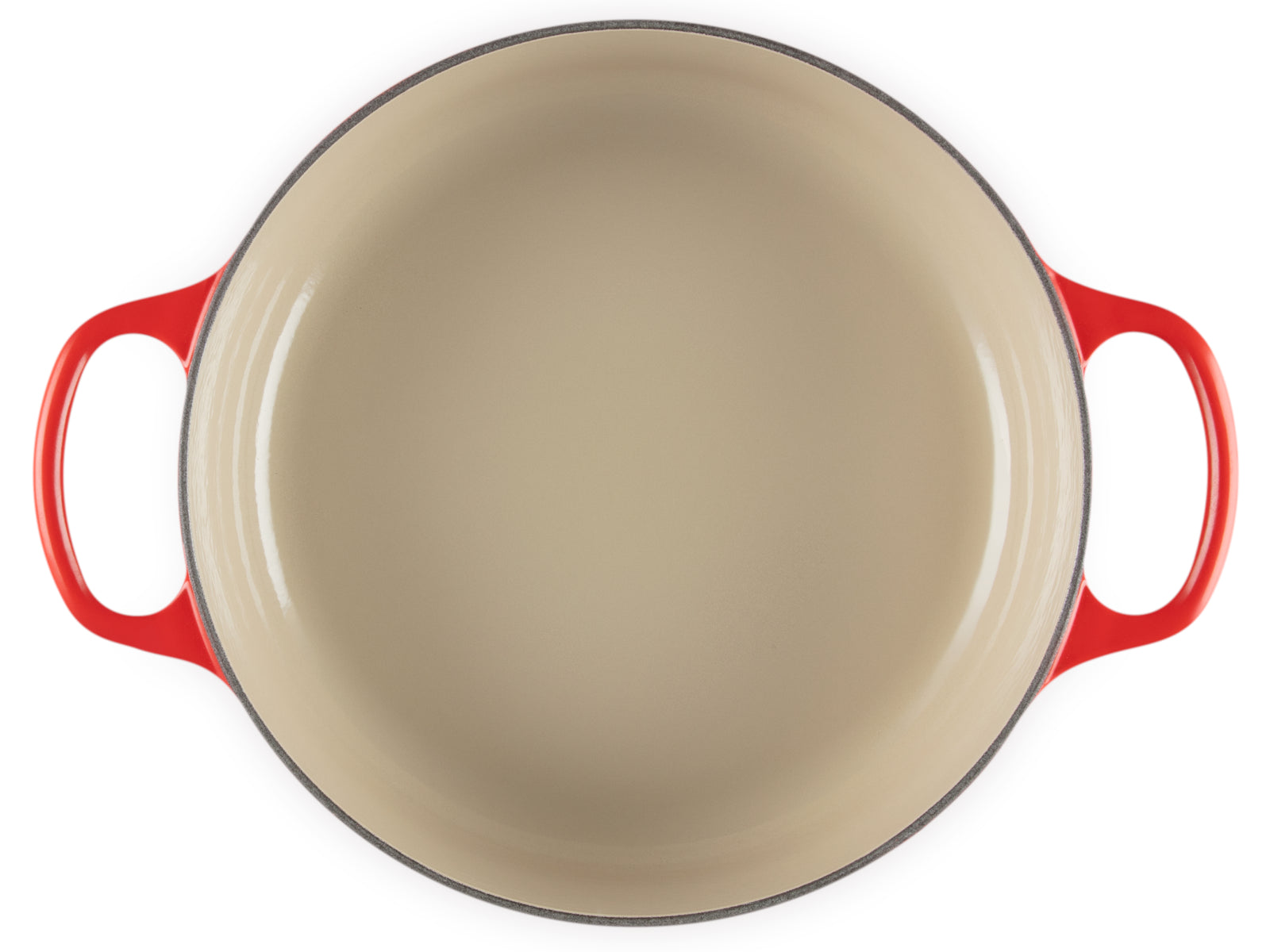 Le Creuset Gourmet-Bräter Signature rund kirschrot 24cm Freisteller 5