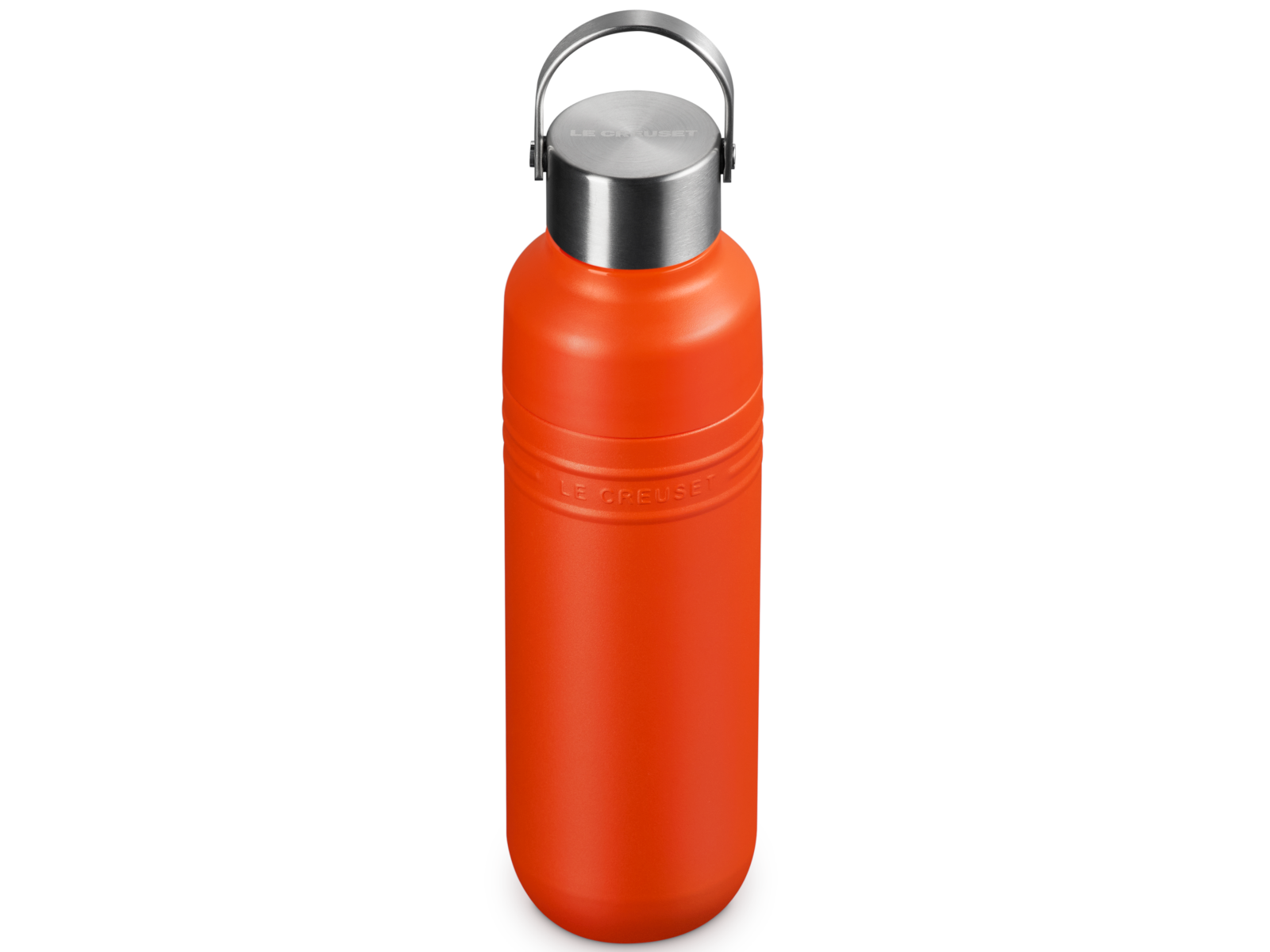 Le Creuset On The Go Trinkflasche ofenrot  500ml Freisteller 2