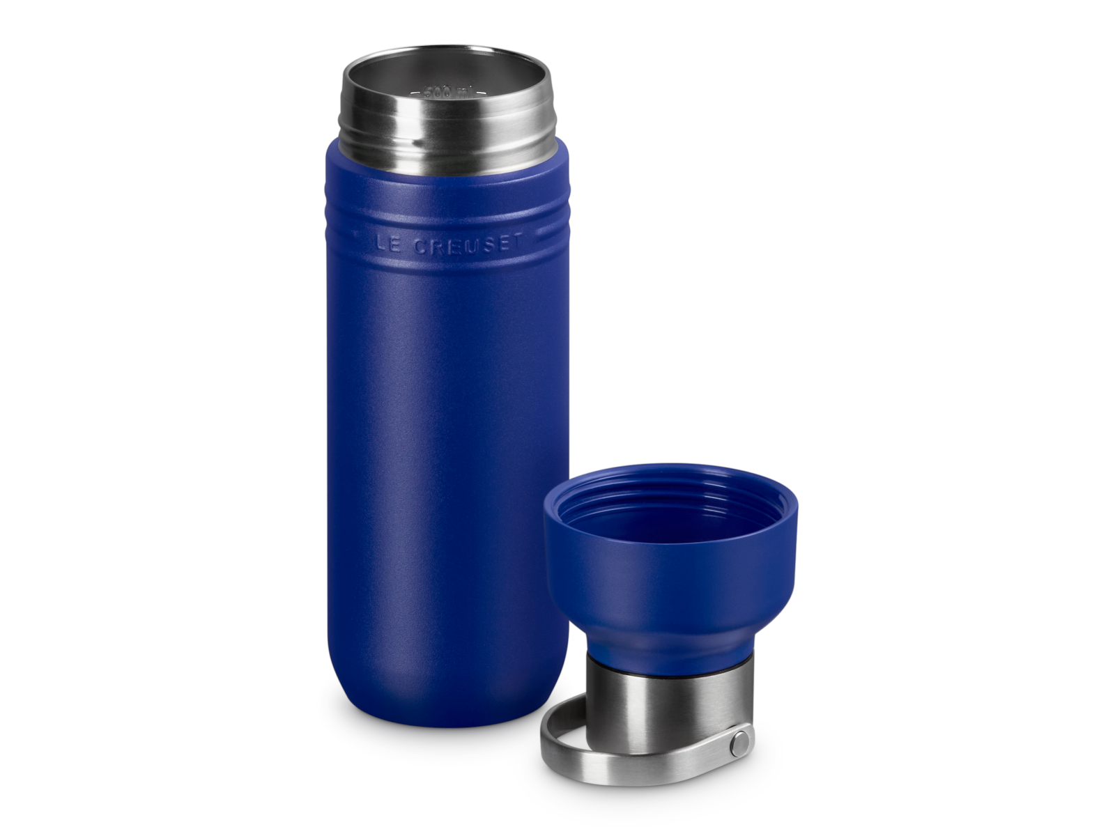 Le Creuset On The Go Trinkflasche azure 500ml Freisteller 4