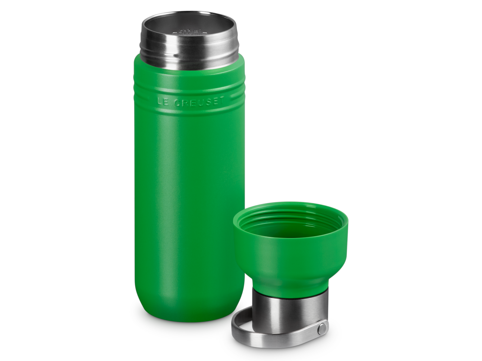 Le Creuset On The Go Trinkflasche bamboo green 500ml 52  Freisteller 4