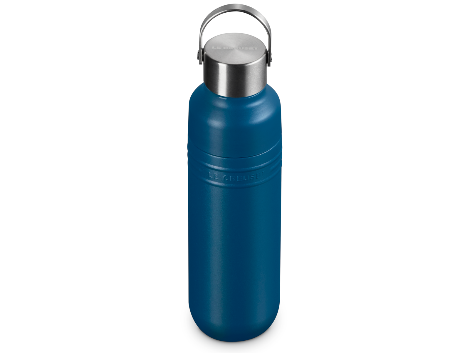 Le Creuset On The Go Trinkflasche deep teal 500ml Freisteller 2