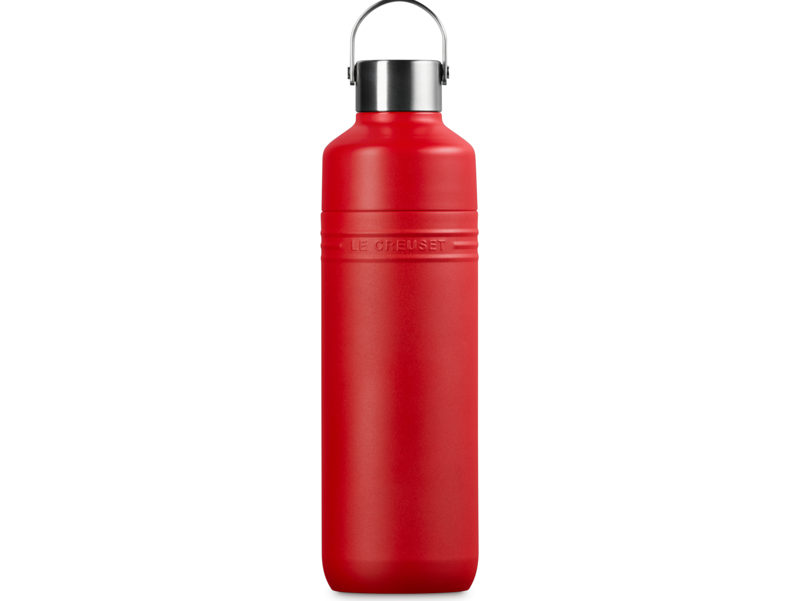 Le Creuset On The Go Trinkflasche kirschrot 1l Freisteller 1