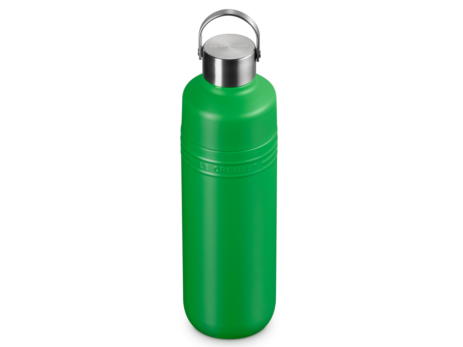 Le Creuset On The Go Trinkflasche bamboo green 1l Freisteller 2