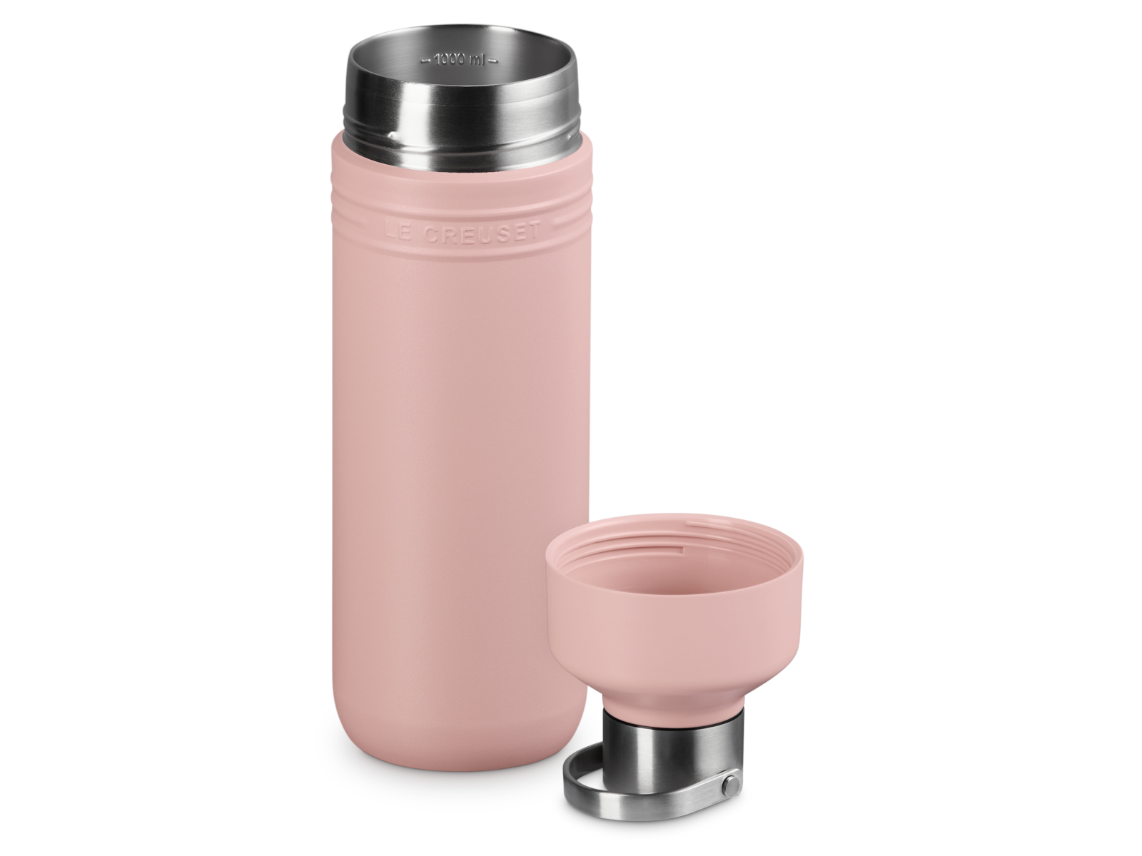 Le Creuset On The Go Trinkflasche shell pink 1l Freisteller 1