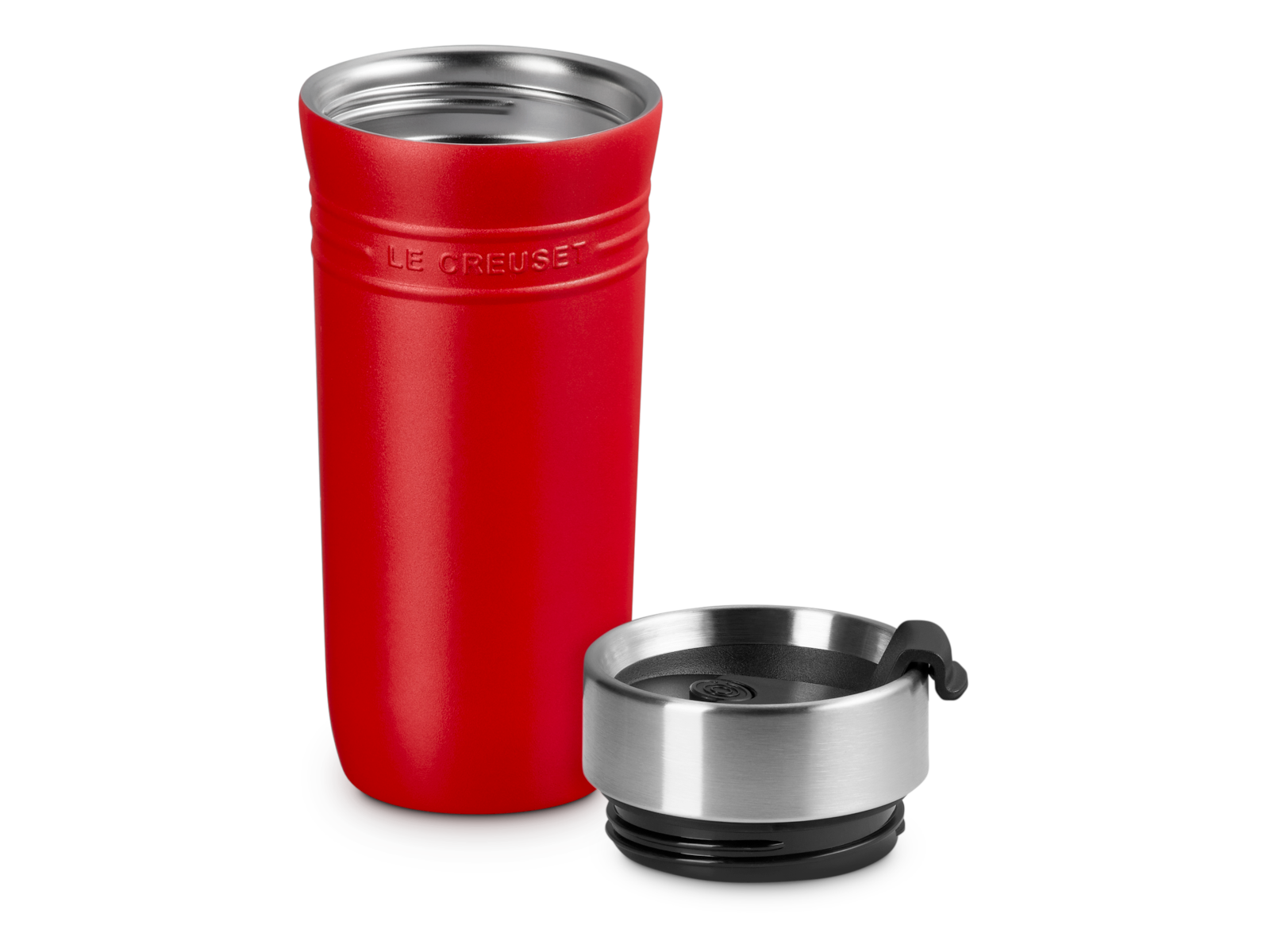 Le Creuset On The Go Thermobecher kirschrot 350ml Freisteller 2