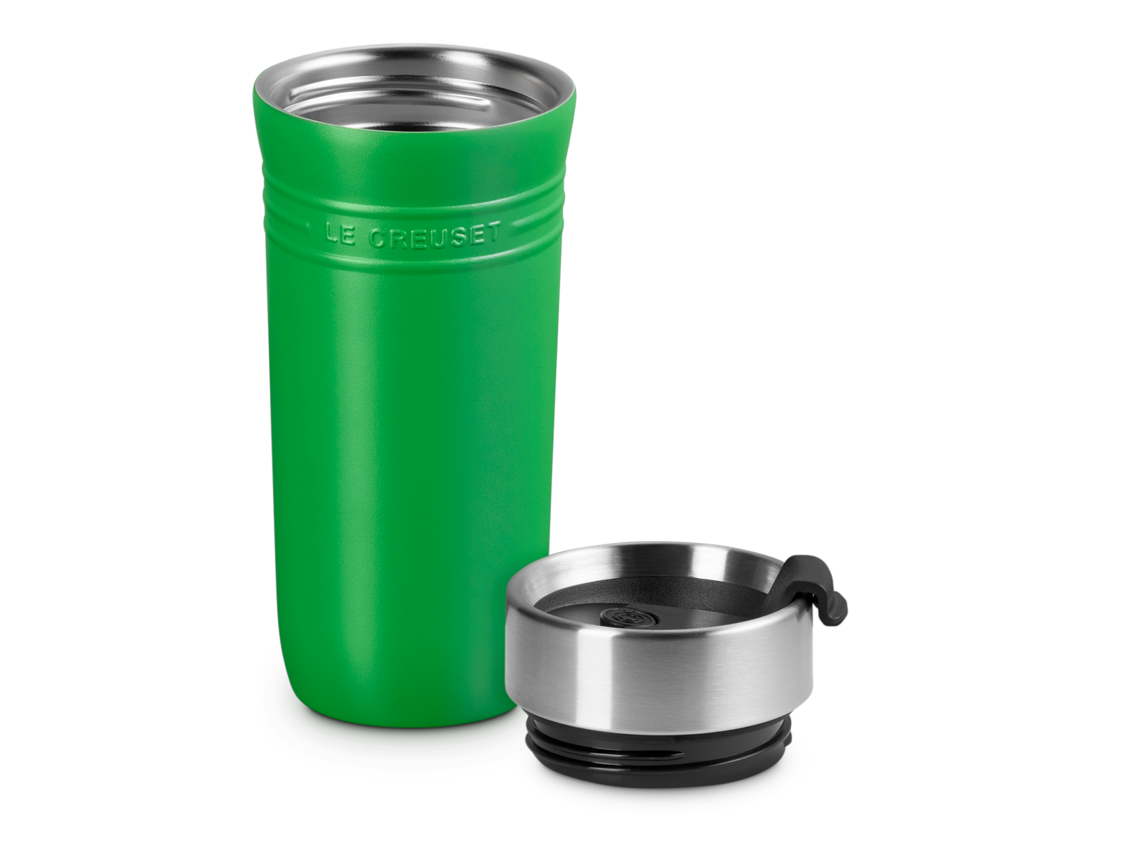 Le Creuset On The Go Thermobecher bamboo green 350ml Freisteller 2