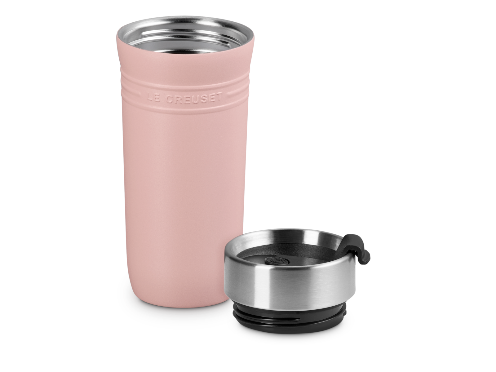 Le Creuset On The Go Thermobecher shell pink 350ml Freisteller 2