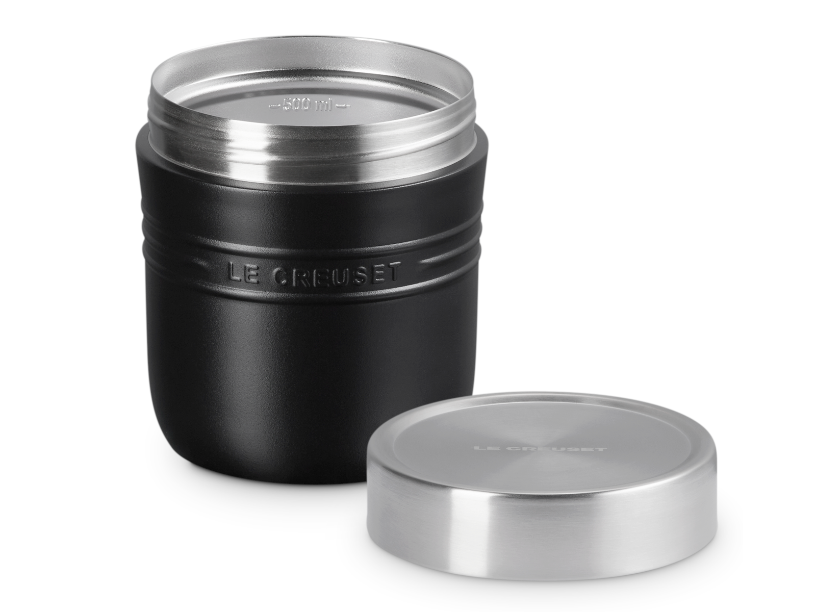 Le Creuset On The Go Thermobehälter schwarz matt 500ml Freisteller 2