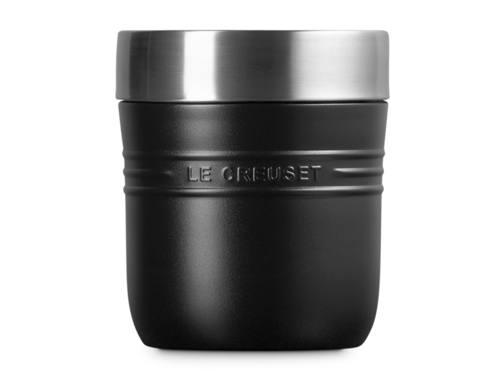 Le Creuset On The Go Thermobehälter schwarz matt 500ml Freisteller 4