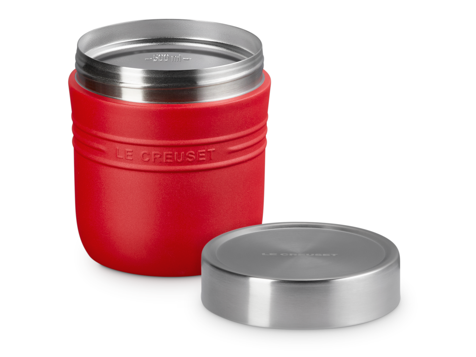 Le Creuset On The Go Thermobehälter kirschrot 500ml Freisteller 2