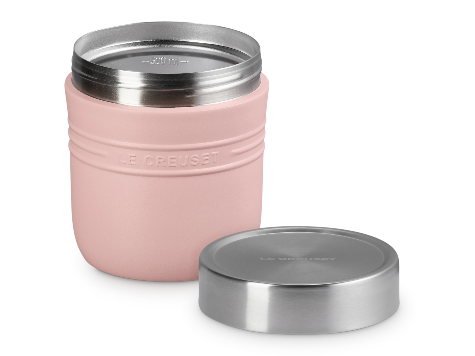 Le Creuset On The Go Thermobehälter shell pink 500ml Freisteller 2