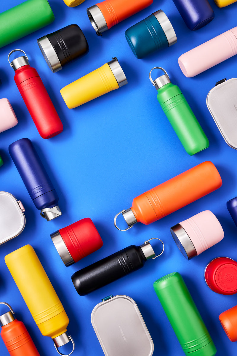 Le Creuset On The Go Thermobecher kirschrot 350ml Lifestyle 1