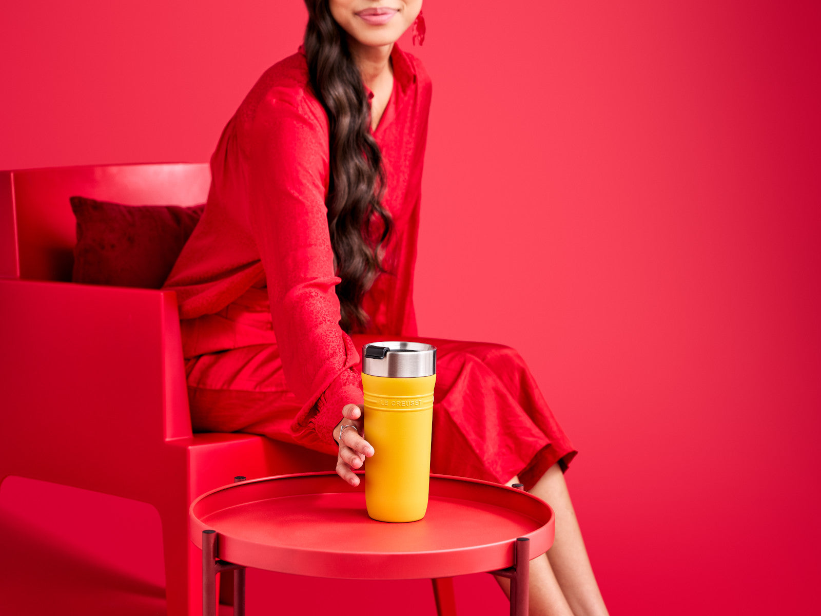 Le Creuset On The Go Thermobecher nectar 350ml Lifestyle 9