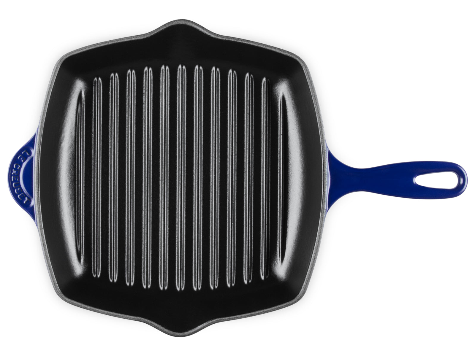 Le Creuset Grillpfanne Tradition quadratisch indigo 26cm Freisteller 5