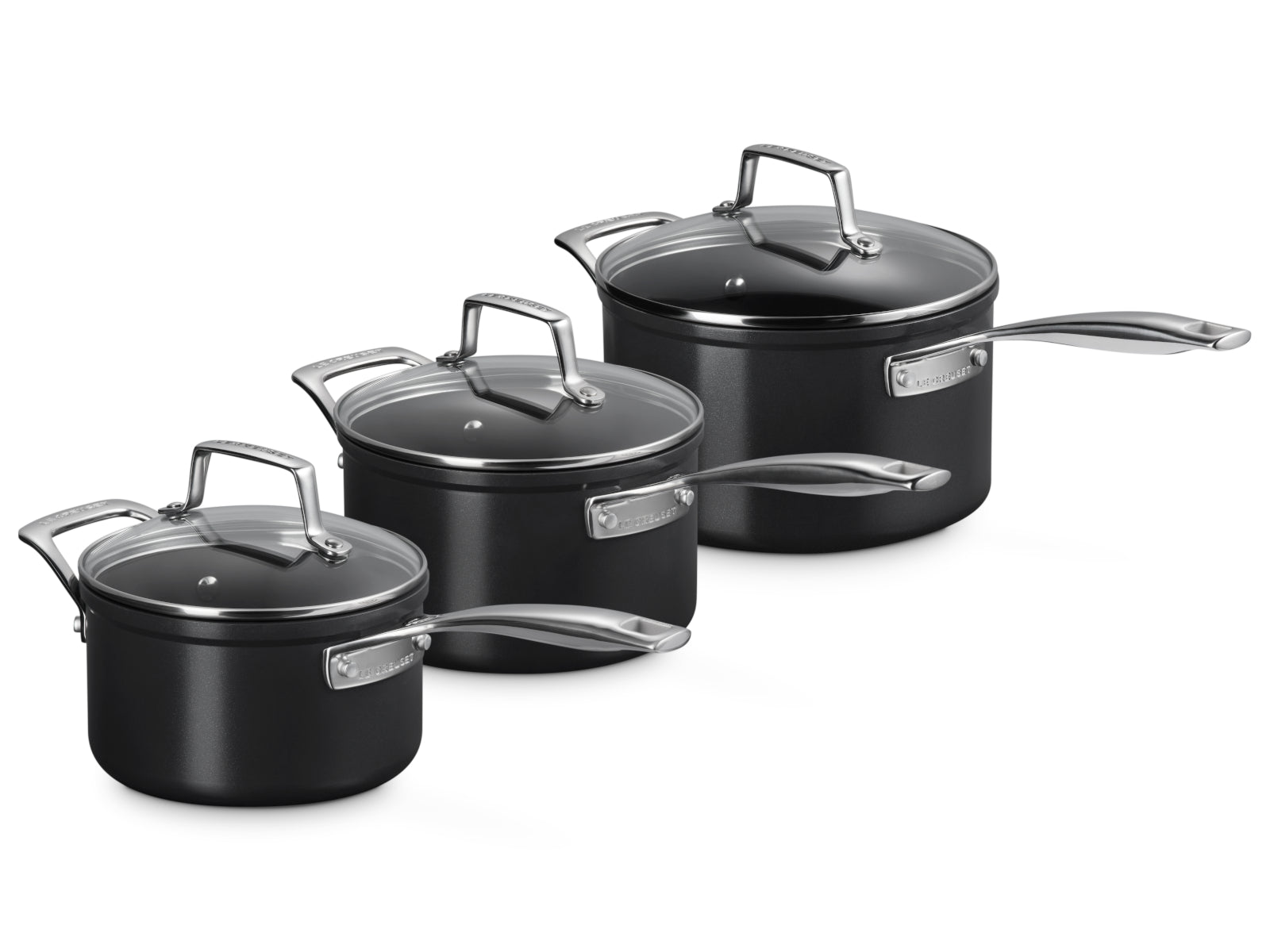 Le Creuset Essential Profitopfset 16+18+20cm 3tlg Freisteller 1