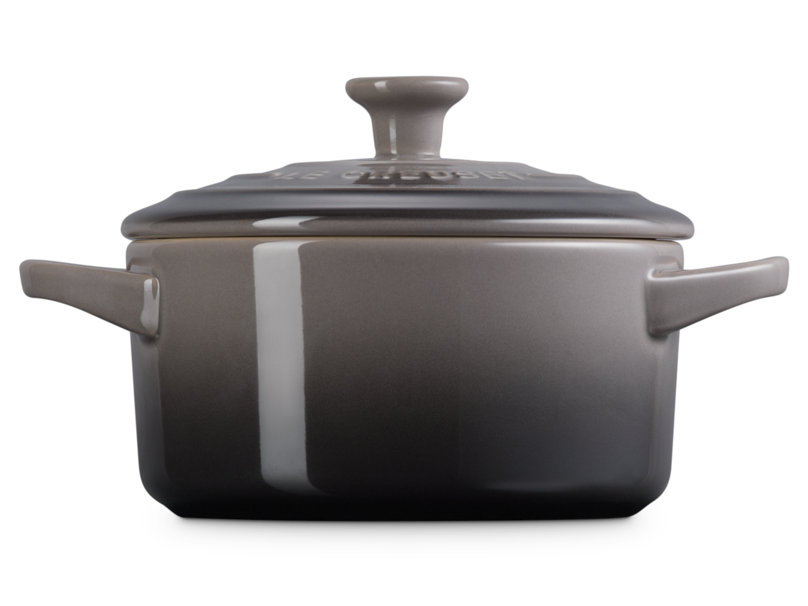 Le Creuset Mini-Cocotte rund flint 14cm Freisteller 2