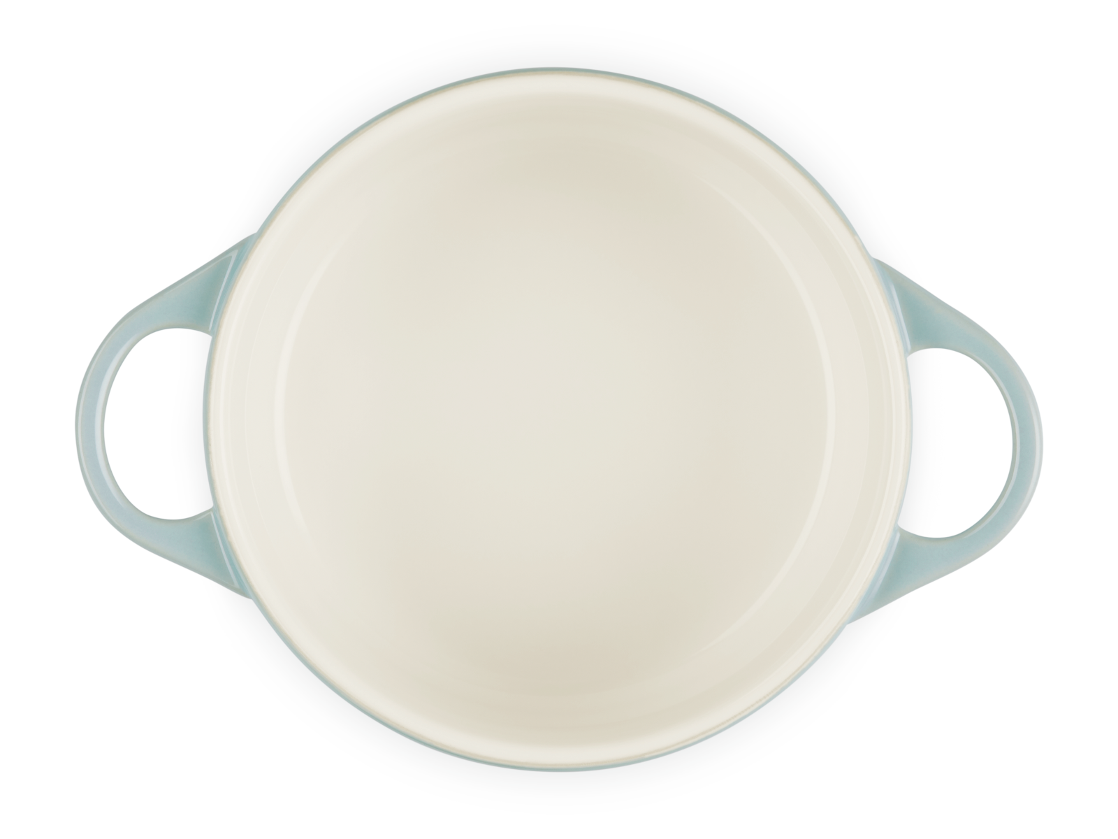 Le Creuset Mini-Cocotte rund sea salt 14cm Freisteller 4